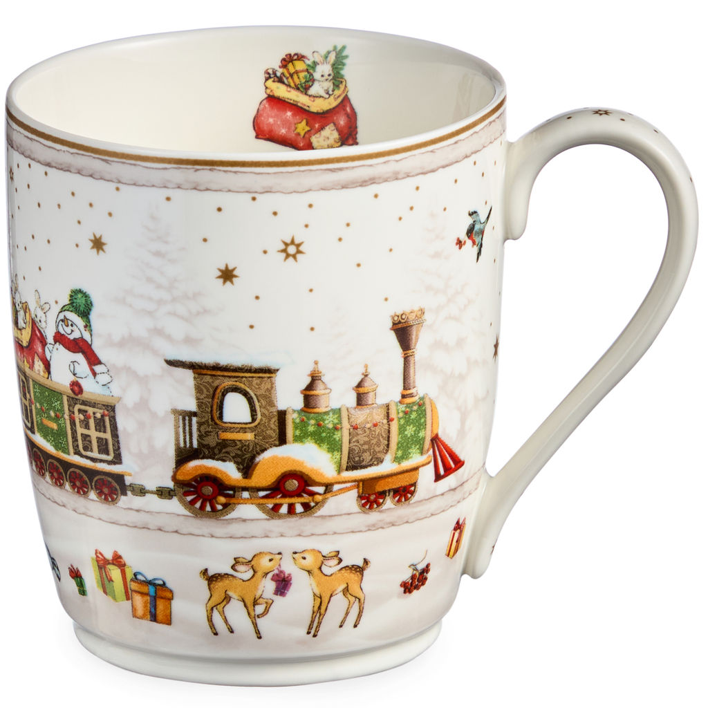 НАБОР ПОСУДЫ LEFARD C НОВЫМ ГОДОМ 3 ПР.: САЛАТНИК 800 МЛ, ТАРЕЛКА 19 СМ, КРУЖКА 400 МЛ (КОР=8НАБ.)  фото 6