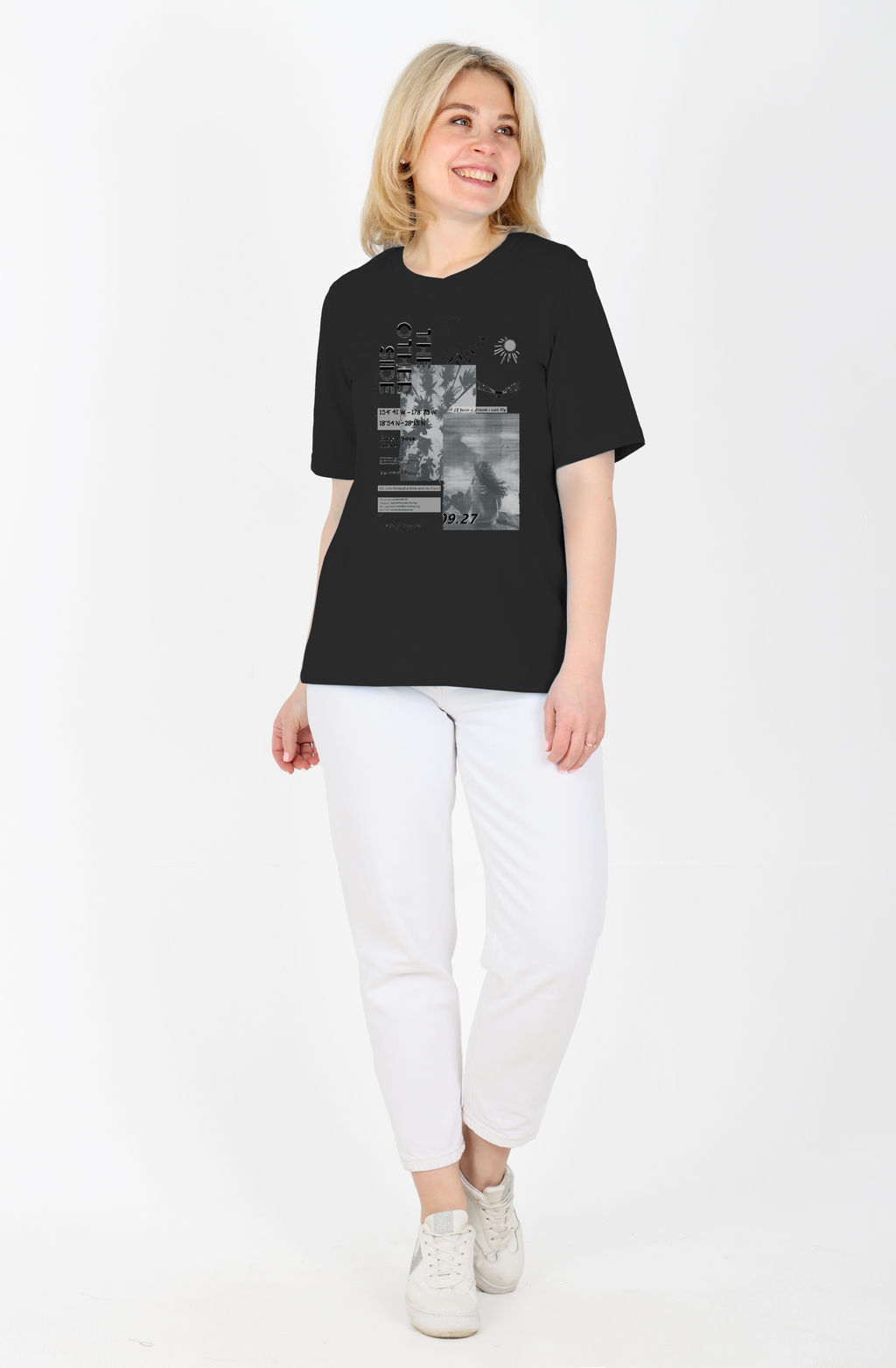 Футболка Лаура Ф-96 (44-60) кулирка - Лотос фото 11