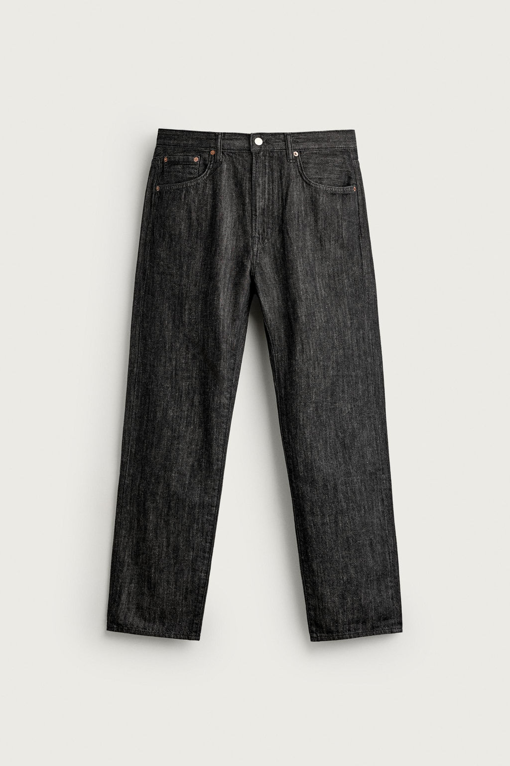 JEANS LIGEROS REGULAR FIT / gris antracita - Zara фото 7