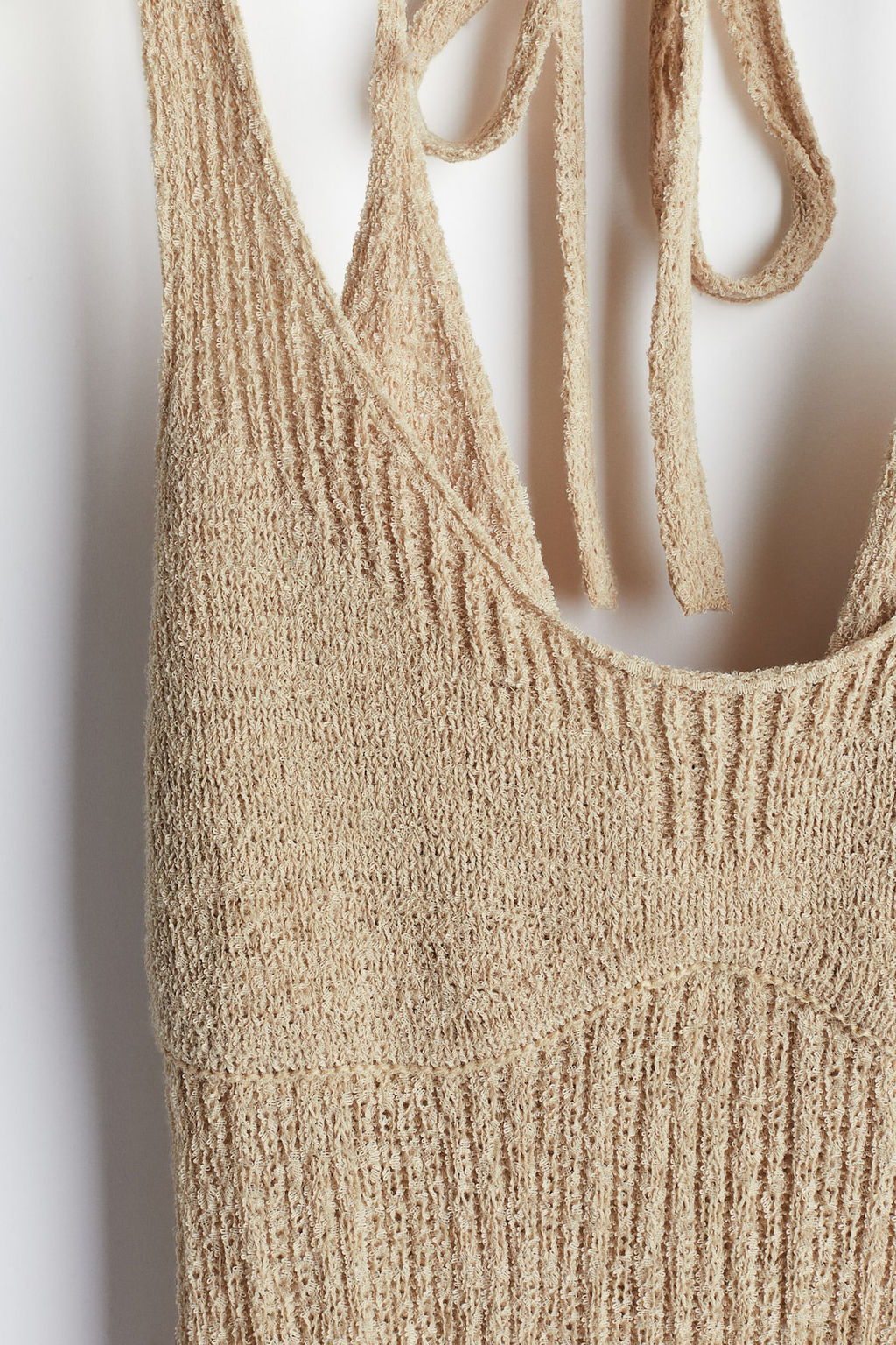 Vestido de doble capa con efecto punto escalera - H&m фото 6