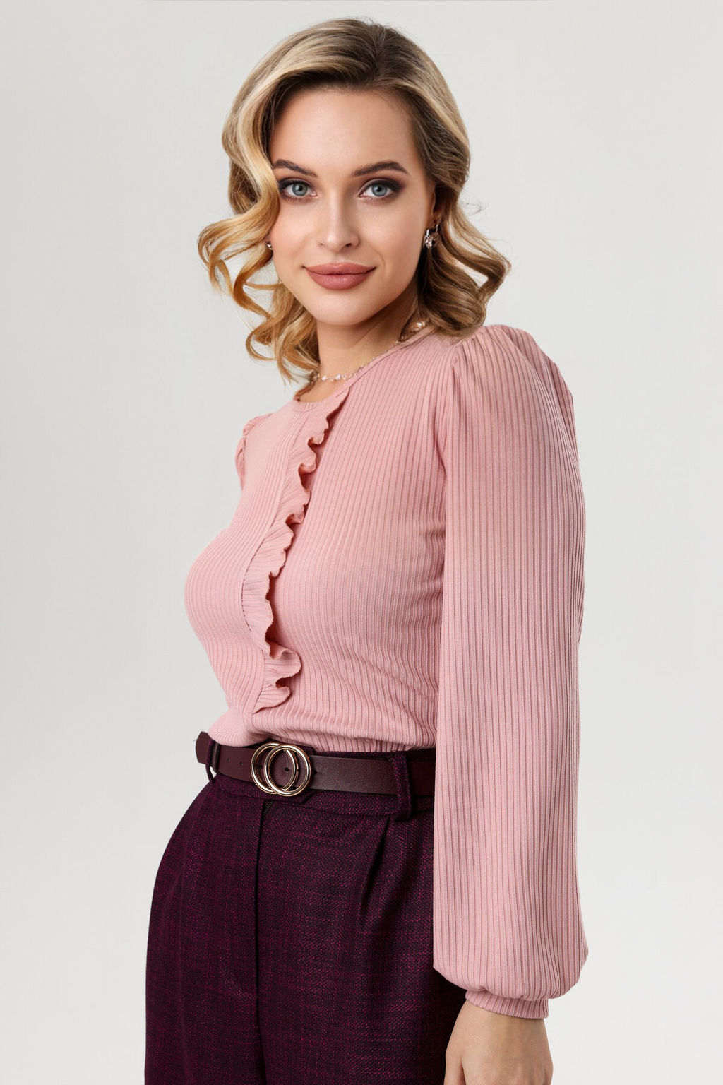 Блузка женская 4219/07/Голубой - Rise фото 15