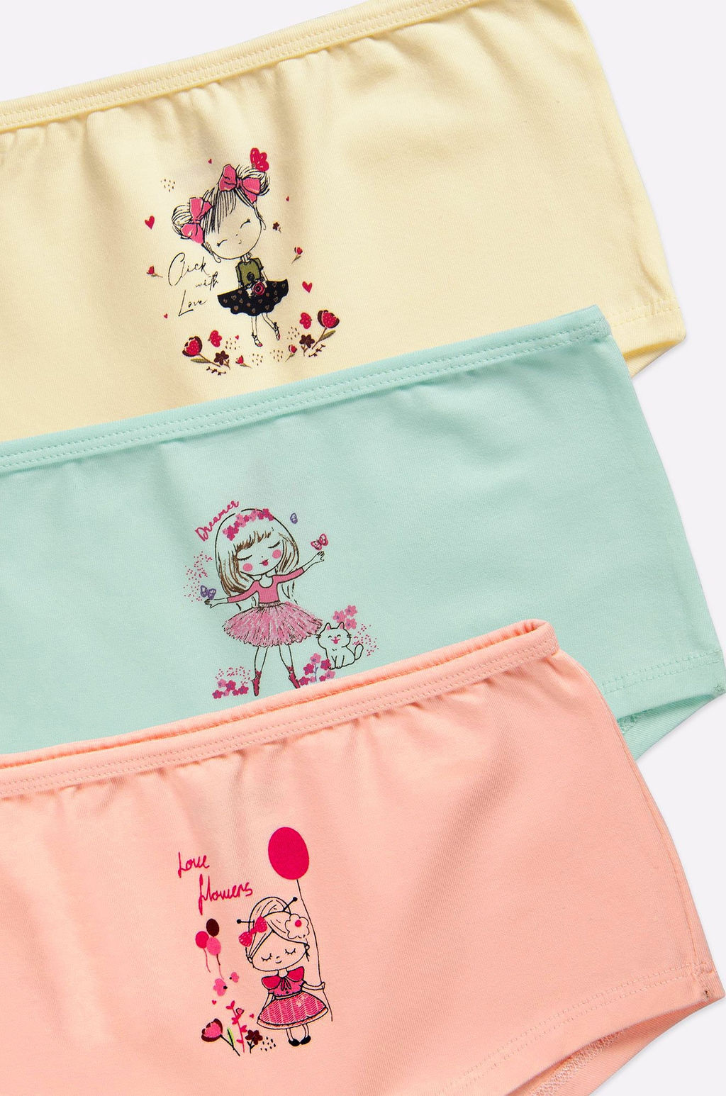 Трусы-шортики для девочки 3 шт. Baykar  фото 6