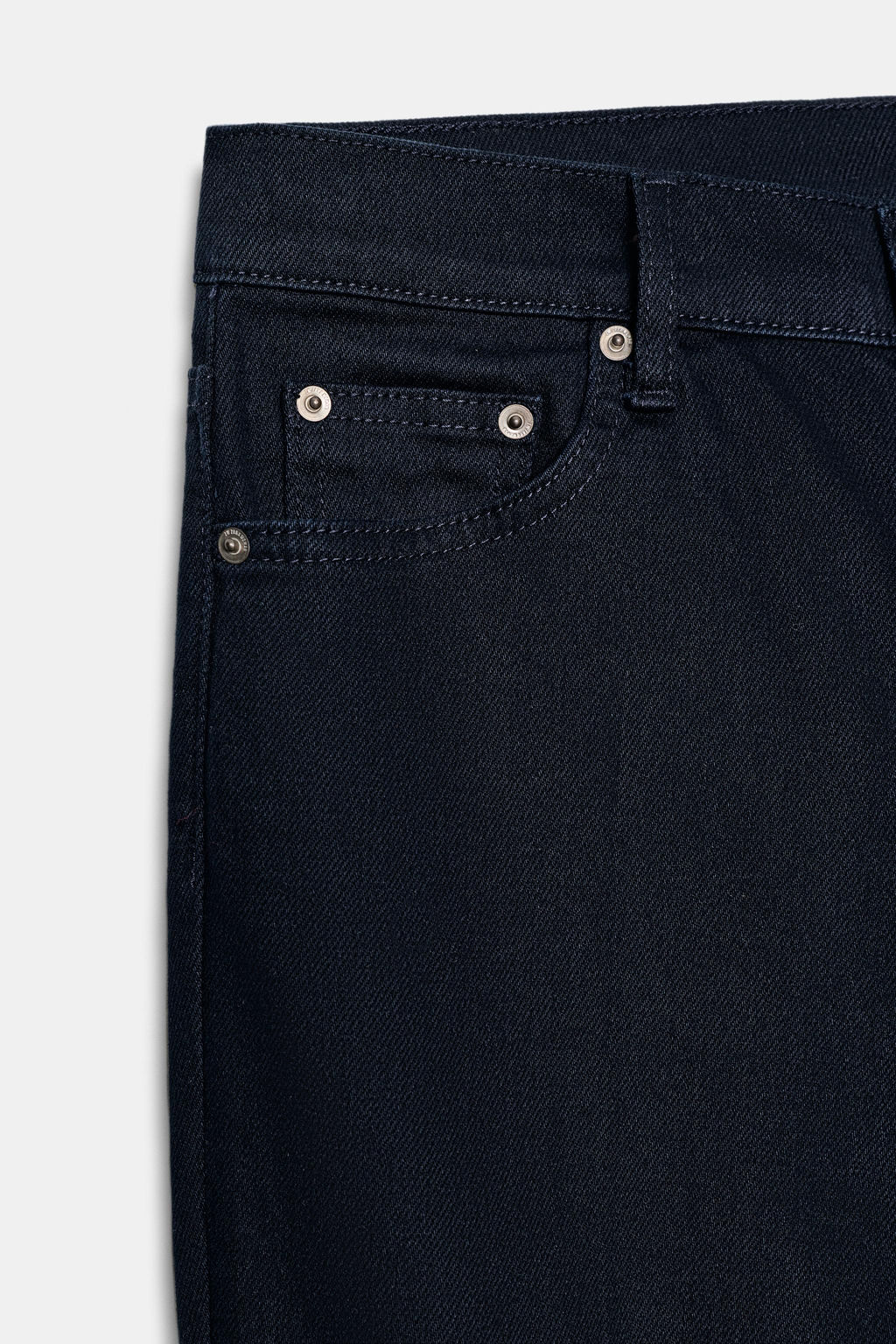 JEANS ZW COLLECTION CROPPED FLARE TIRO MEDIO / Marino - Zara фото 7