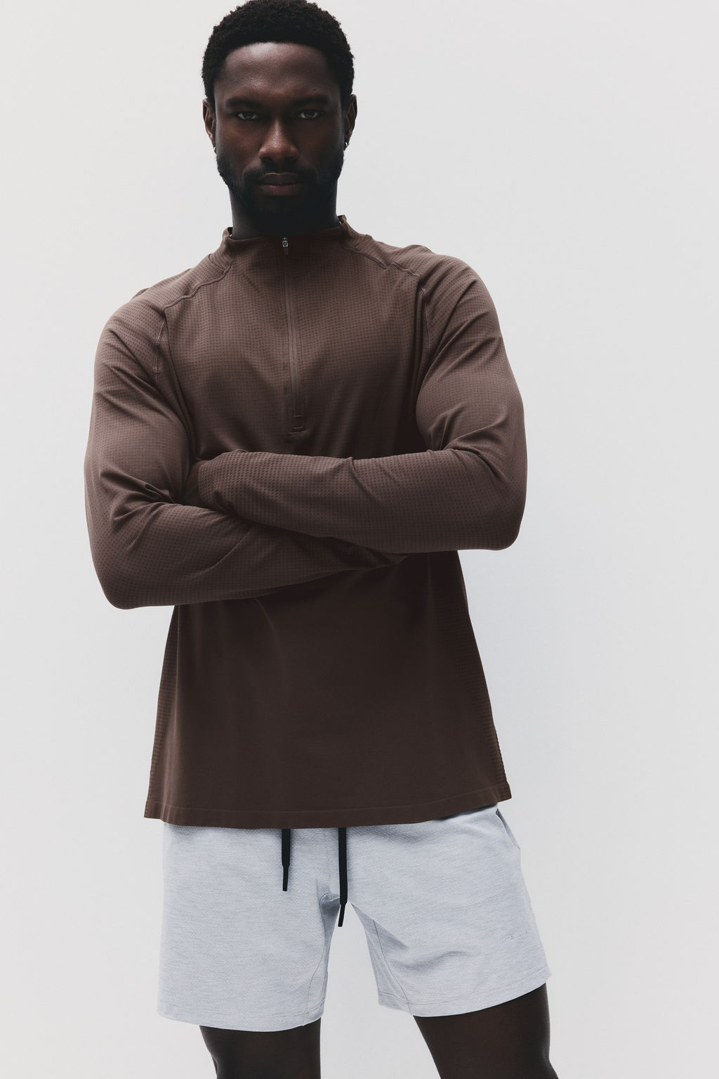 Muscle Fit Zip top sports top with DryMove - H&m фото 6