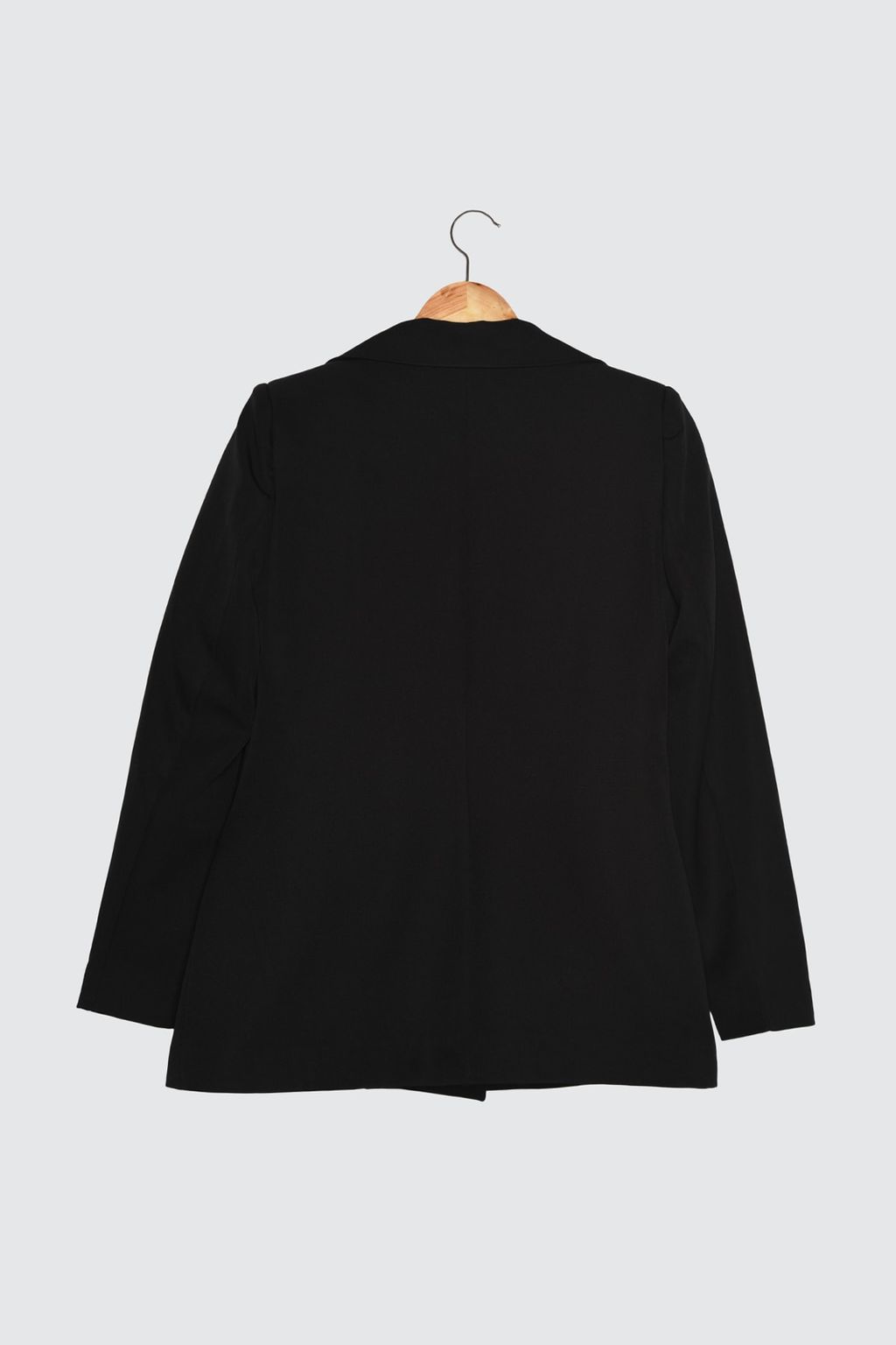 Siyah Regular Astarl? Dokuma Blazer Ceket TWOSS21CE0137