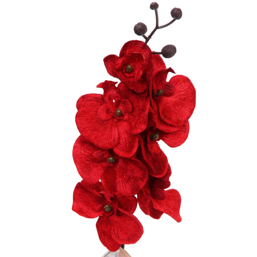Искусственные цветы "FLOWERS MAGIC" 70см Орхидея красная