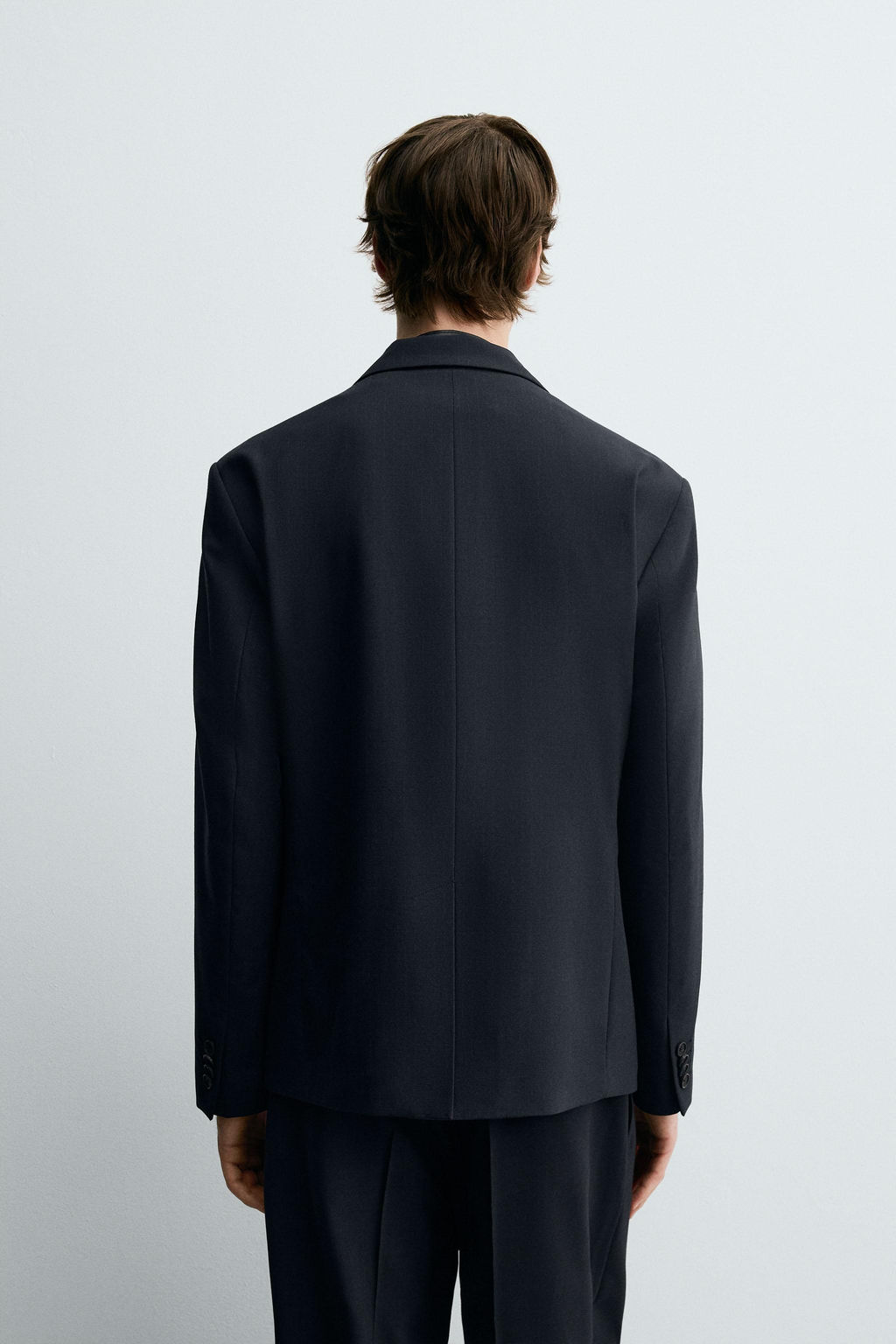 STRIPED SUIT DOUBLE-BREASTED BLAZER - Zara фото 3