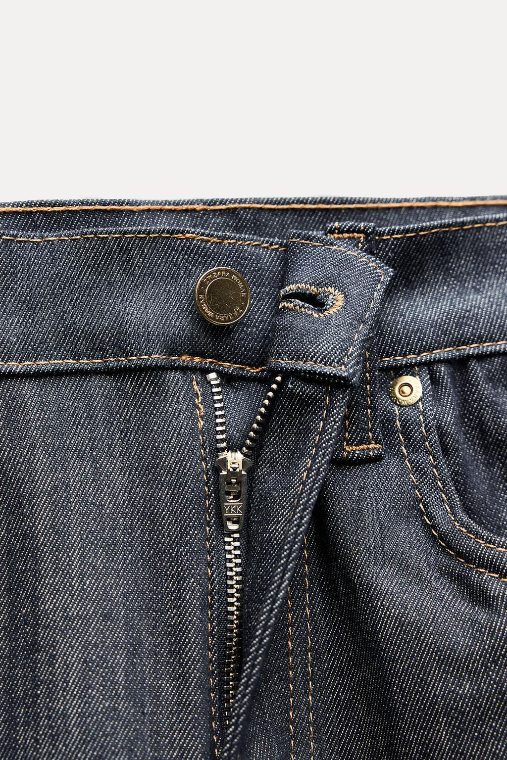 ZW COLLECTION BOOTCUT HIGH-WAIST CROPPED JEANS - Zara фото 10