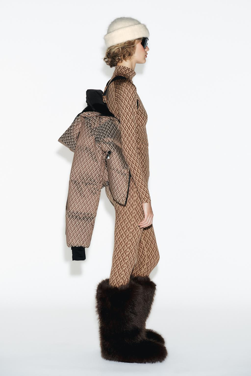 THERMOLITE® CORE JACQUARD THERMAL LEGGINGS SKI COLLECTION - Zara фото 4