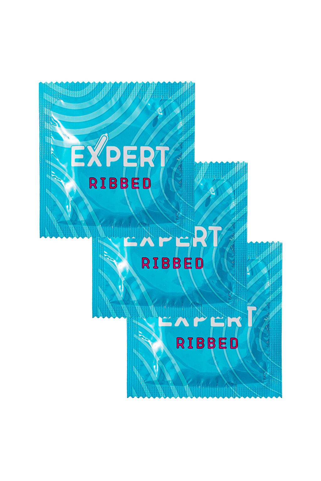 Презервативы EXPERT Ribbed, ребристые, 3шт.