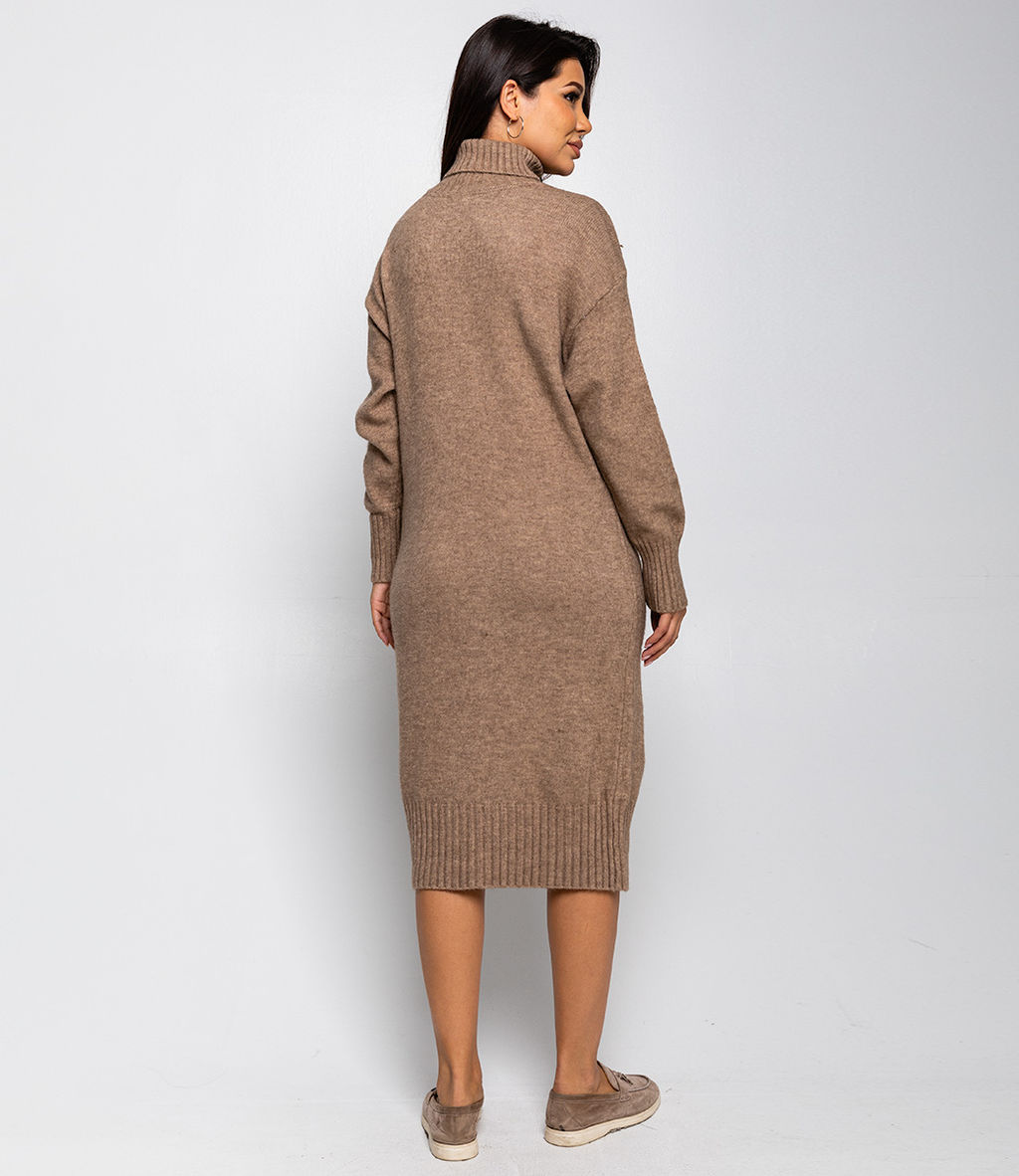 Платье #КТ22353, бежевый - Dommod фото 4