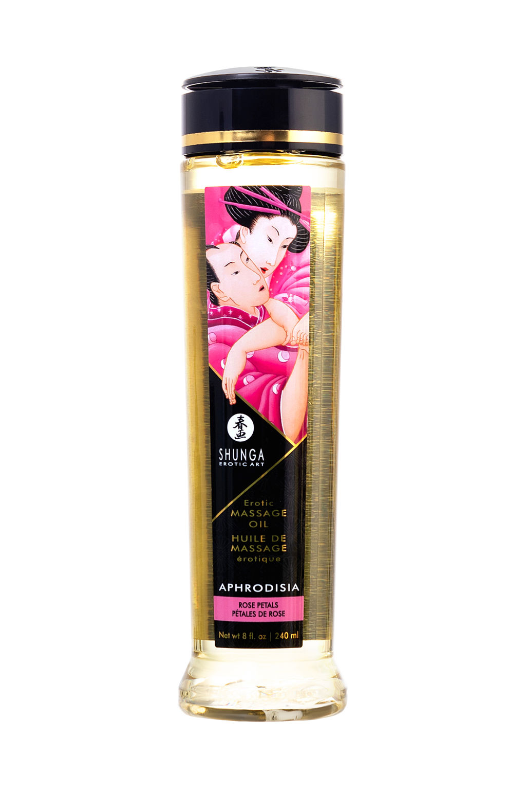 Масло массажное для тела Shunga Афродизия. Лепестки роз (Aphrodisia. Rose Petals) 240 мл.