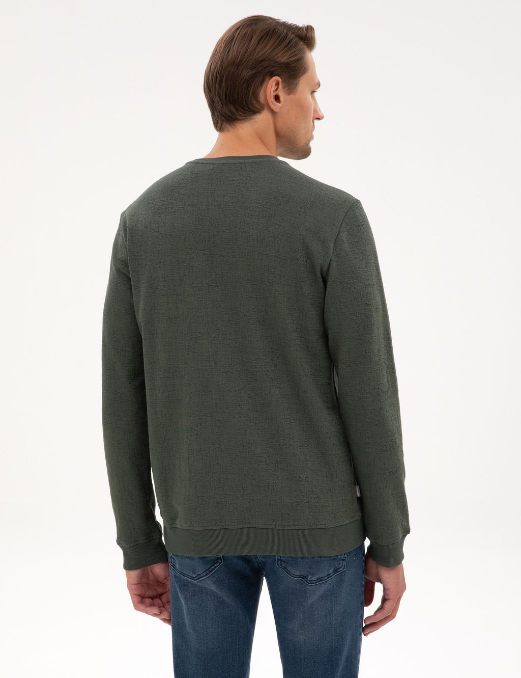 Koyu Haki Regular Fit Sweatshirt - Pierre cardin фото 5