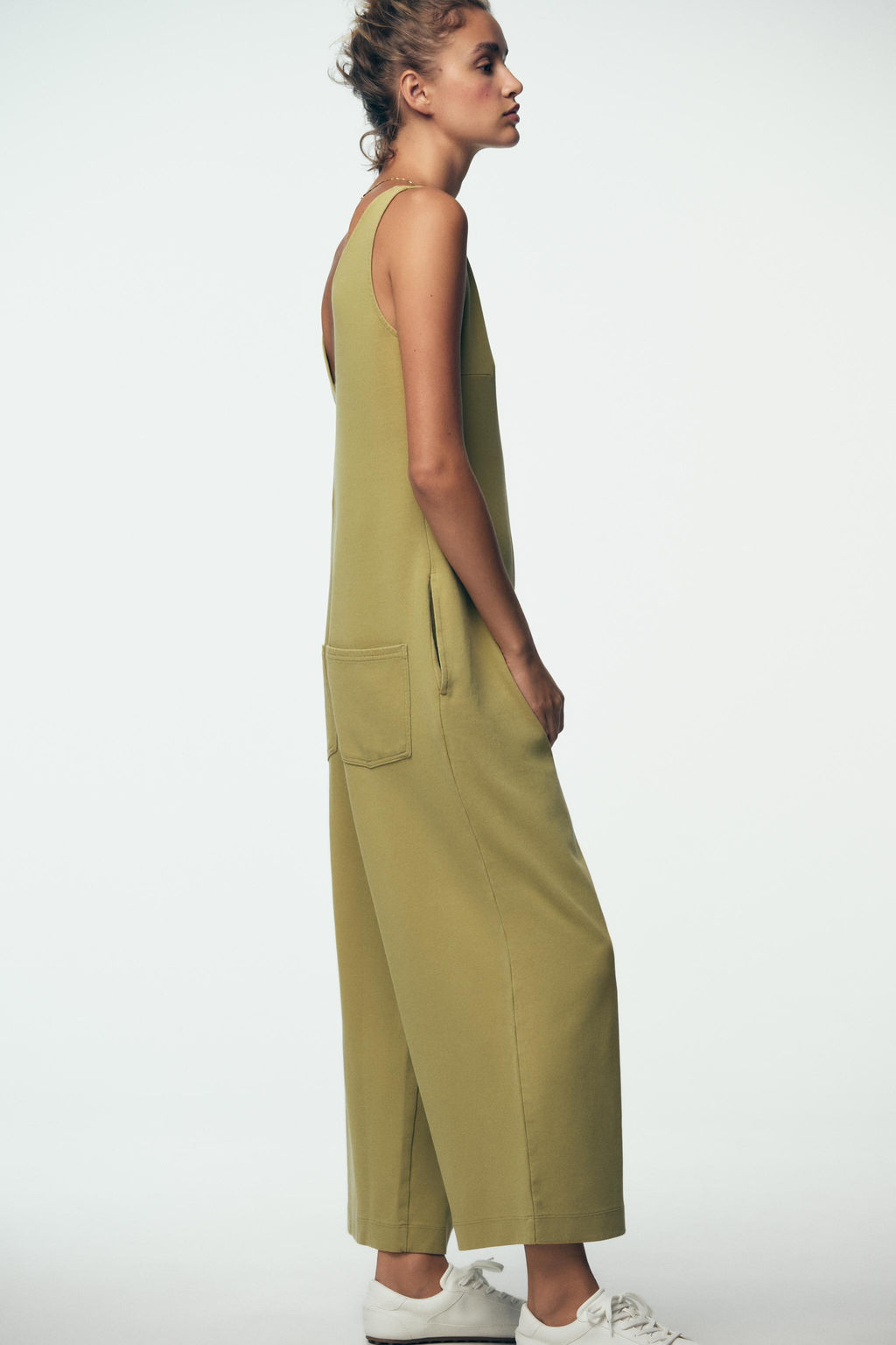 WASHED INTERLOCK JUMPSUIT - Zara фото 12