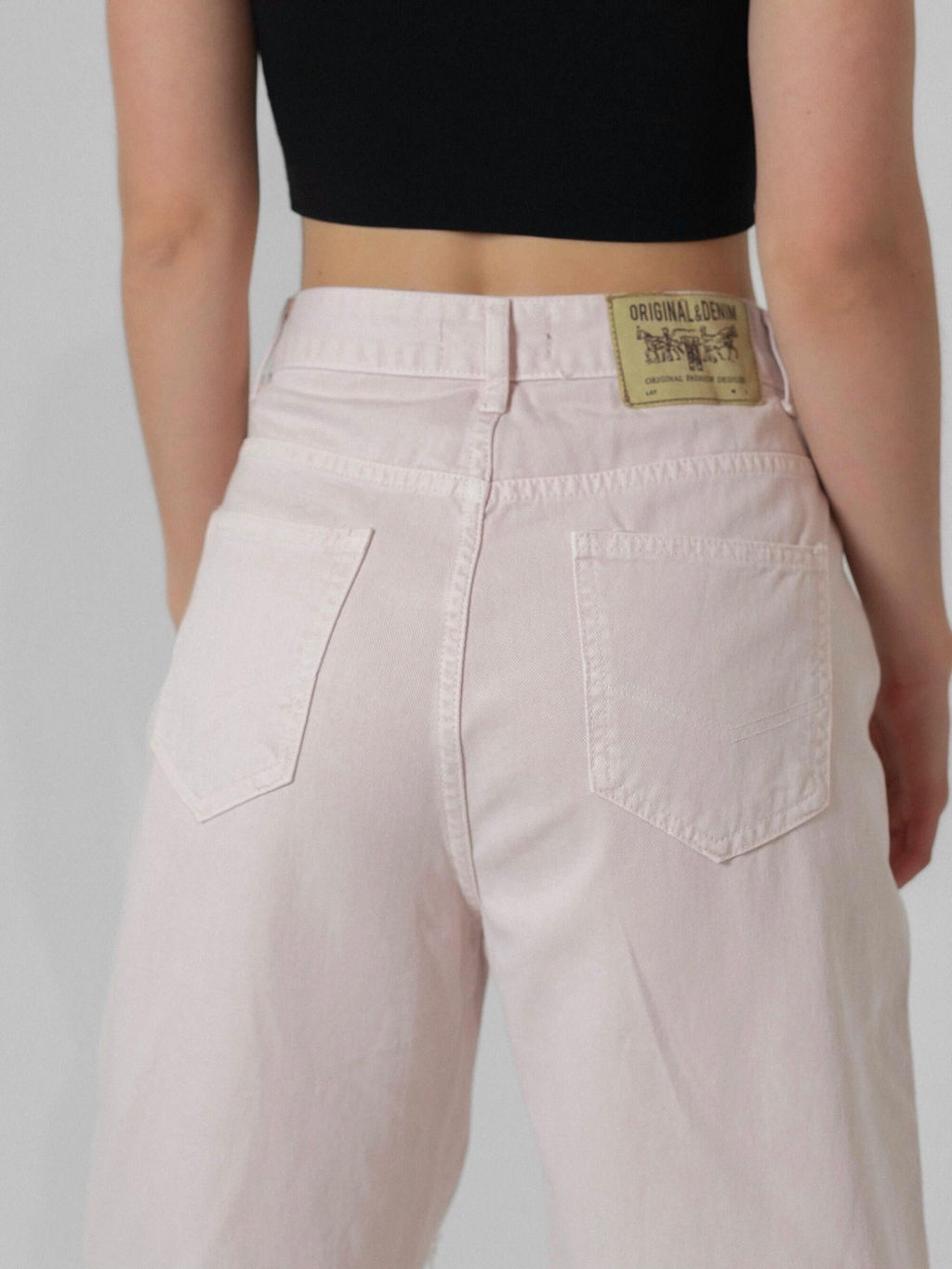 Джинсы Фрейд (светло-розовый) - Nadi bordo фото 3