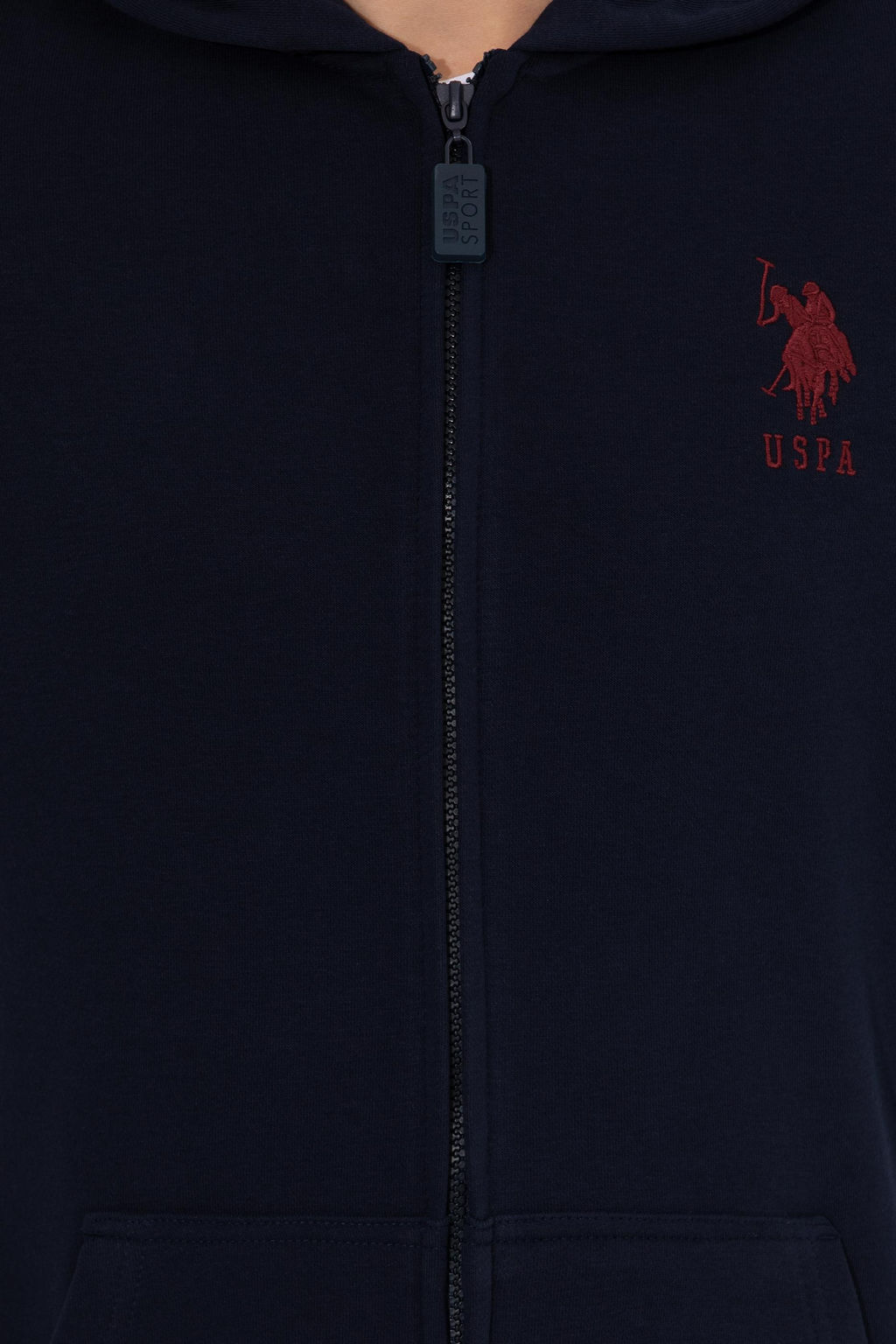 Кардиган U.S. Polo Assn мужской темно-синий хлопок  фото 6