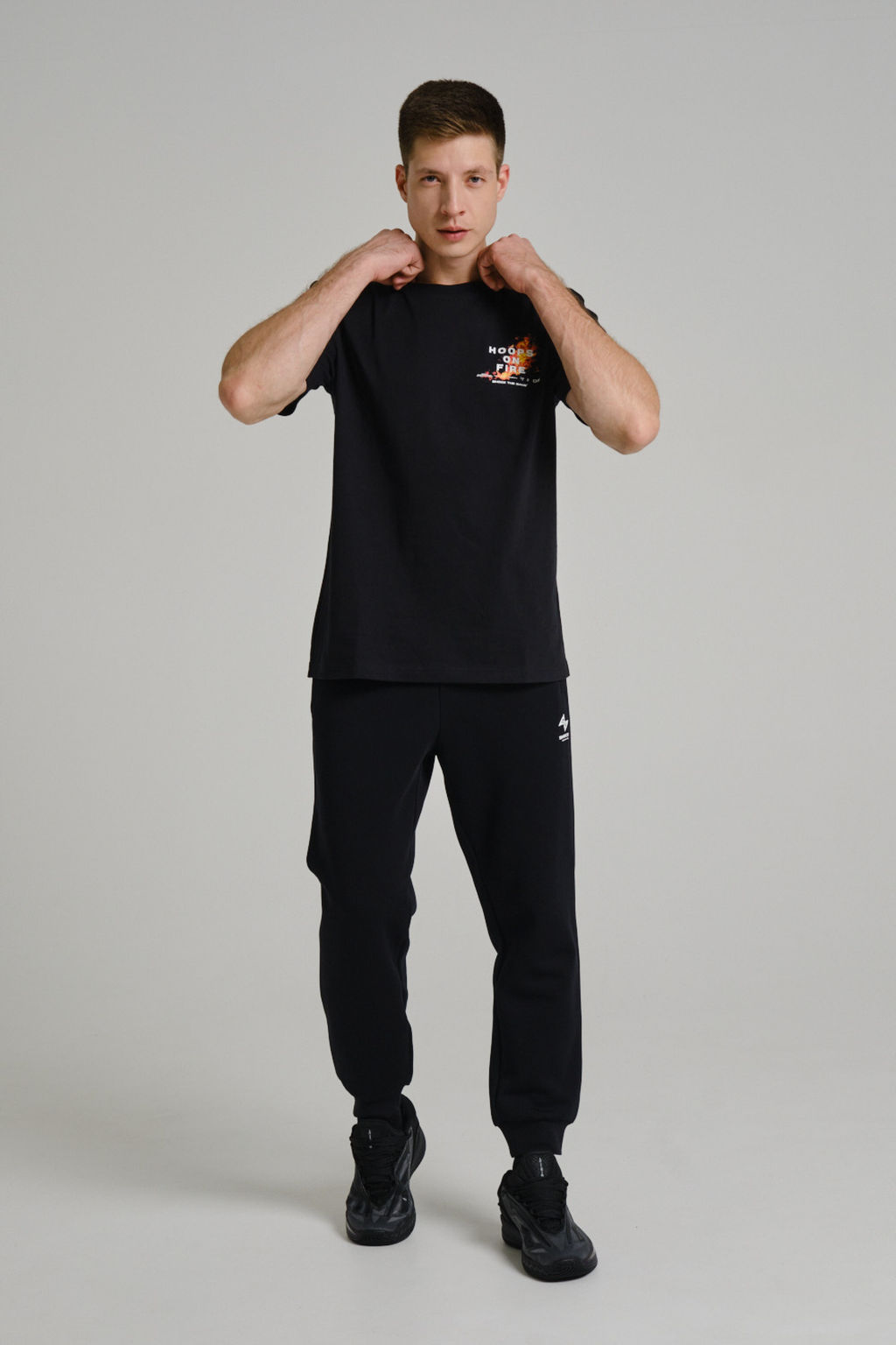 Футболка Черный SHOCK 4 SS Tee - Anta фото 2