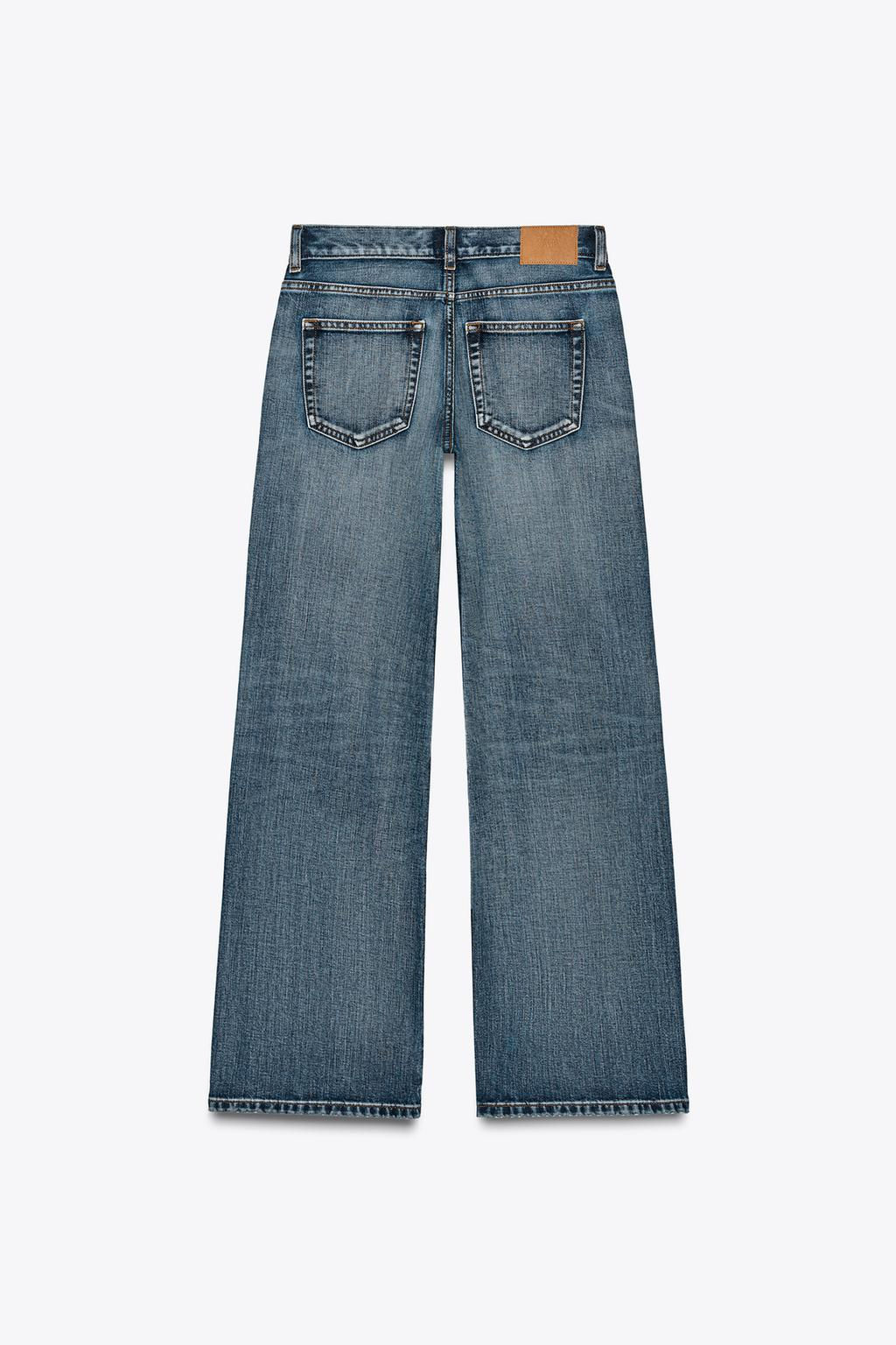 Z1975 STRAIGHT MID-WAIST FULL LENGTH JEANS - Zara фото 6