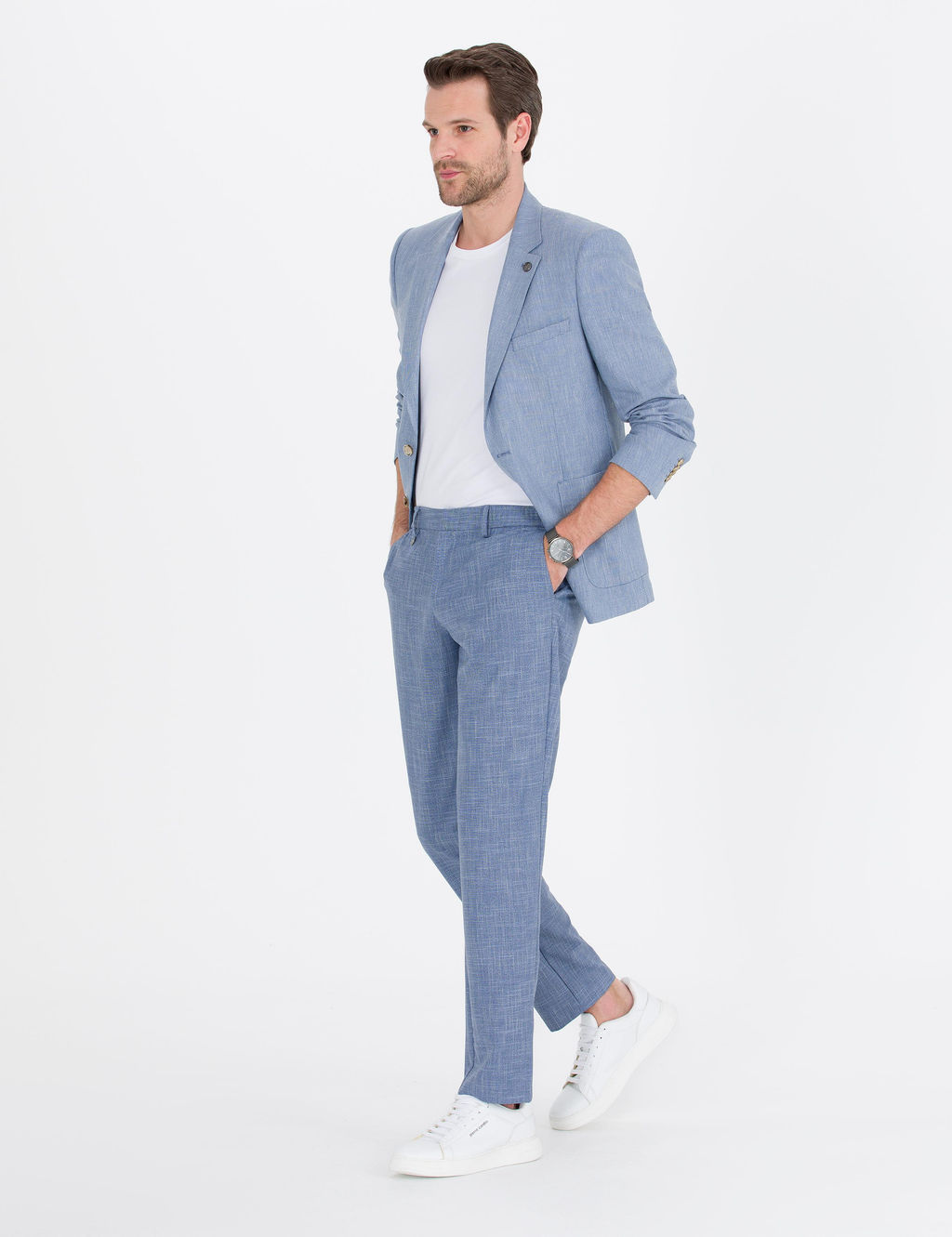 Koyu Mavi Jogger Kuma_ Pantolon - Pierre cardin фото 3