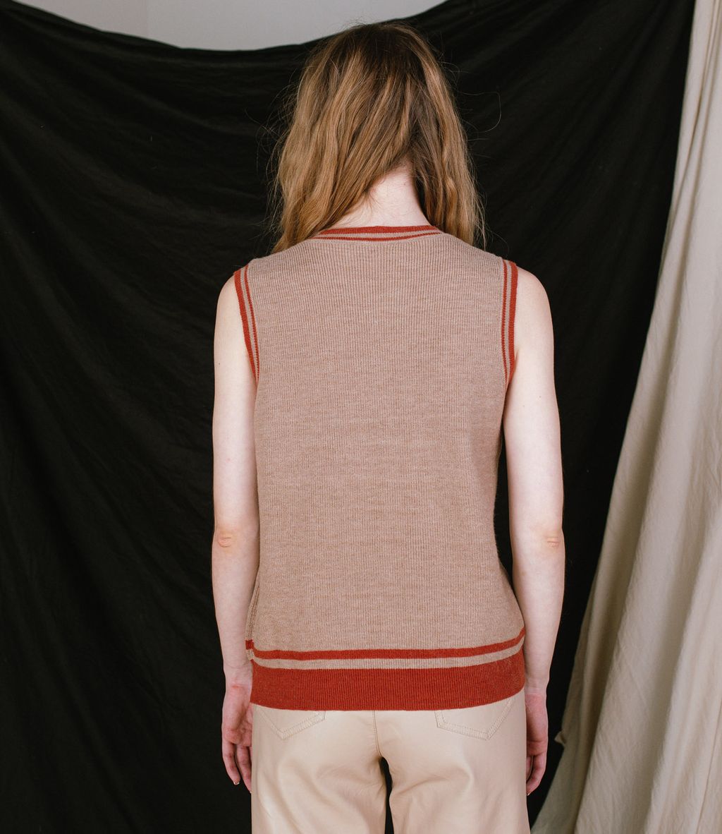 Жилет #КТ7729, бежевый