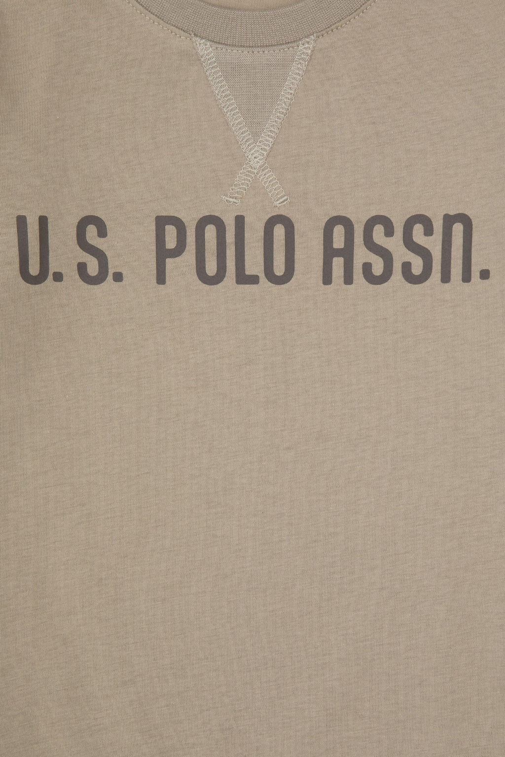 Erkek _ocuk A__k Haki Bisiklet Yaka Sweatshirt - U.s. polo assn фото 3