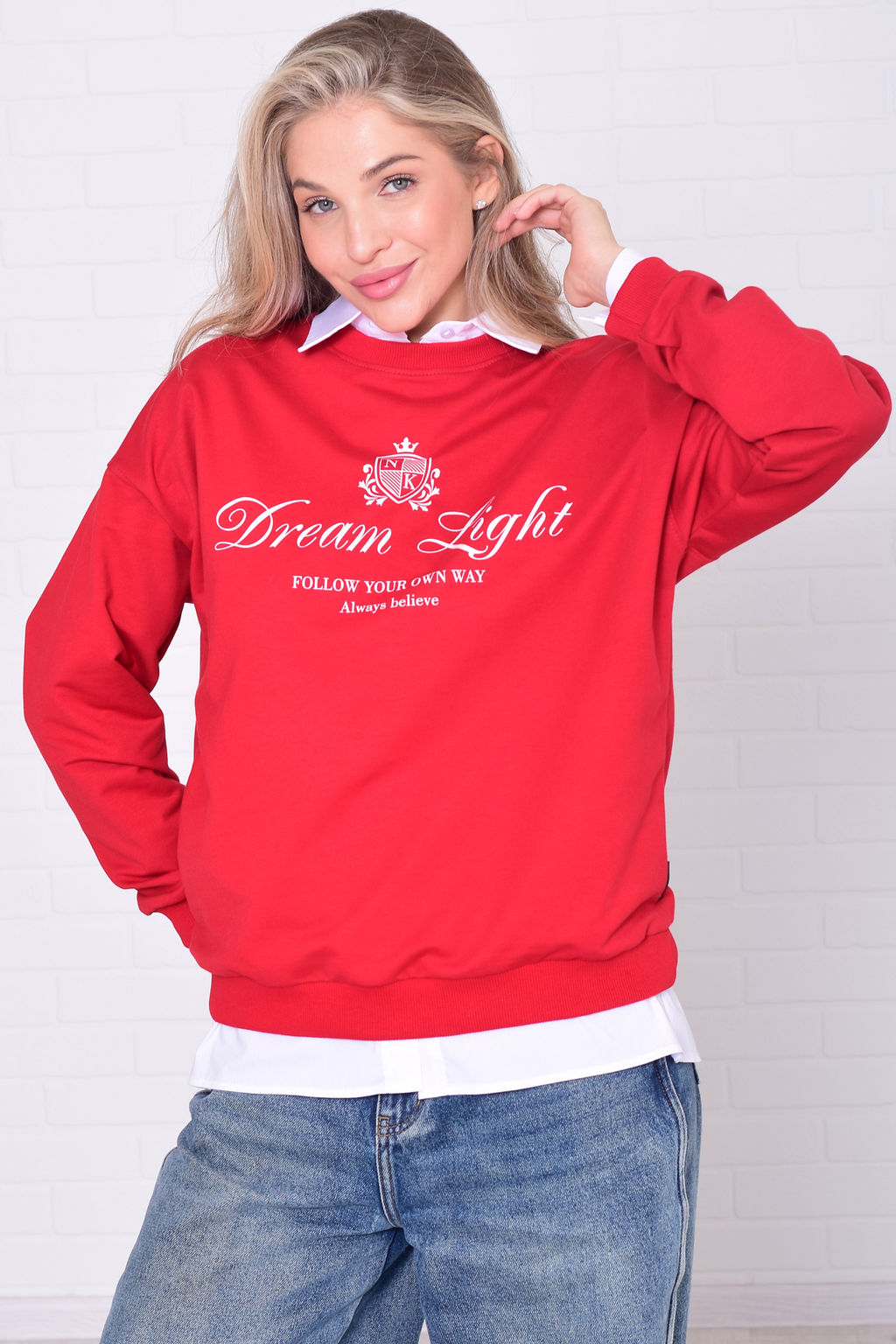 Свитшот женский 6-221 из футера двунитки - Новое кимоно фото 21