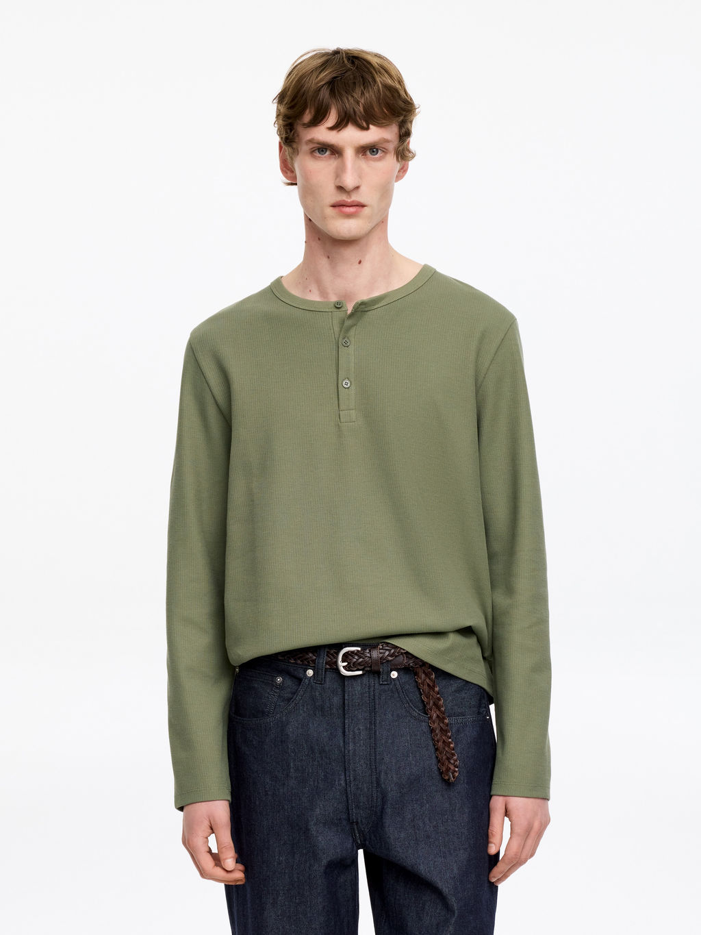 Camiseta estilo Henley - H&m фото 2