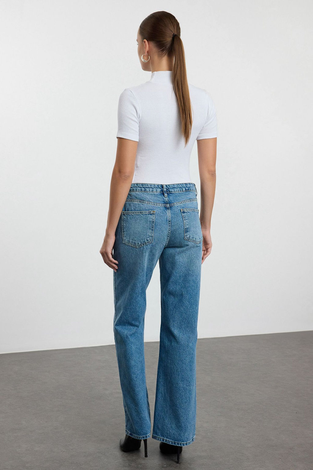 Mavi Dusuk Bel Wide Leg Jeans TWOAW25JE00160