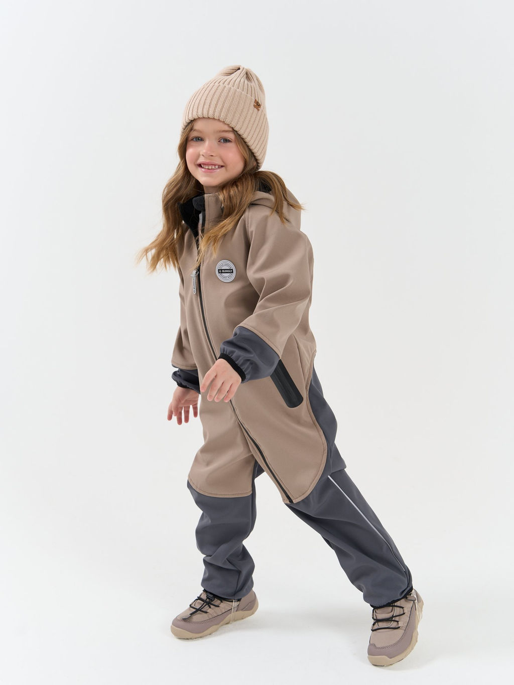 Комбинезон Softshell демисезонный Кокос - Bungly фото 2