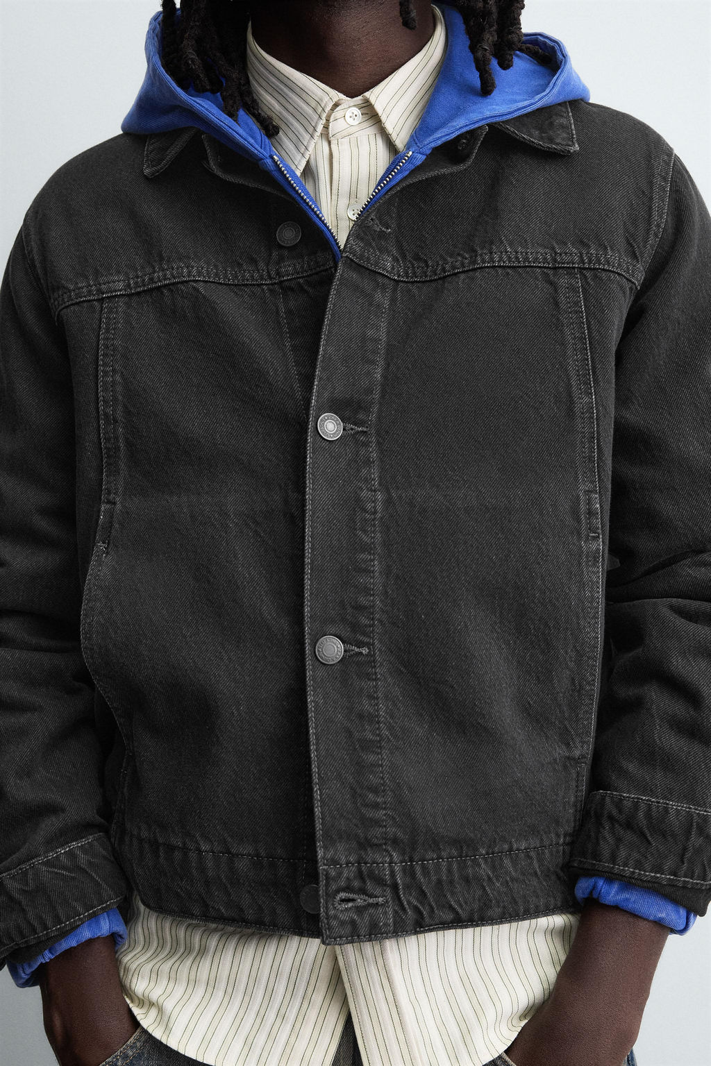 BASIC DENIM JACKET - Zara фото 7