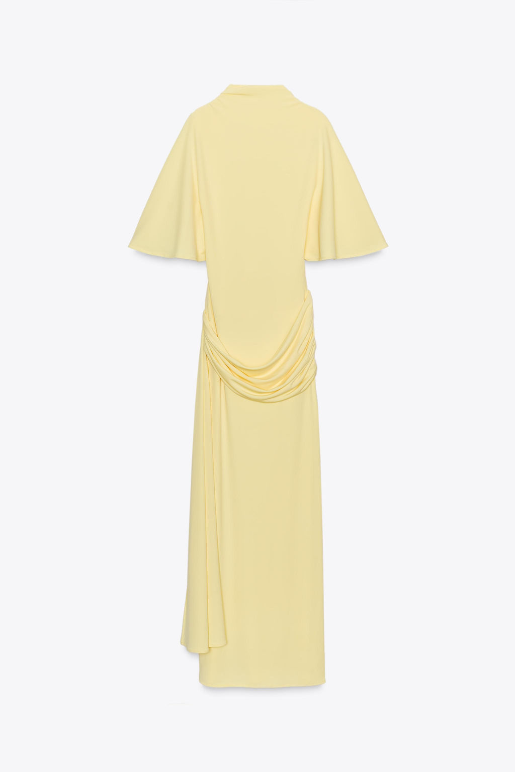 OPEN BACK CAPE LONG DRESS - Zara фото 5