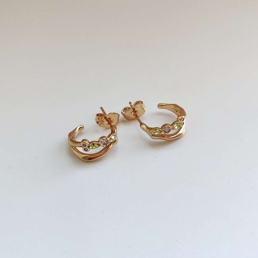 Серьги с кристаллами Swarovski