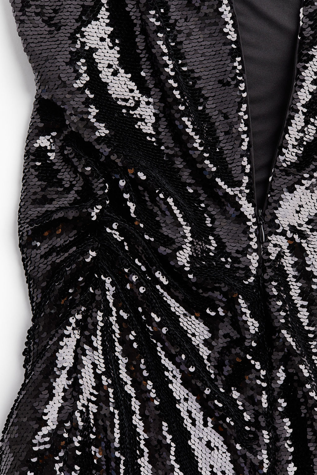 Vestido de lentejuelas con hombreras - H&m фото 10