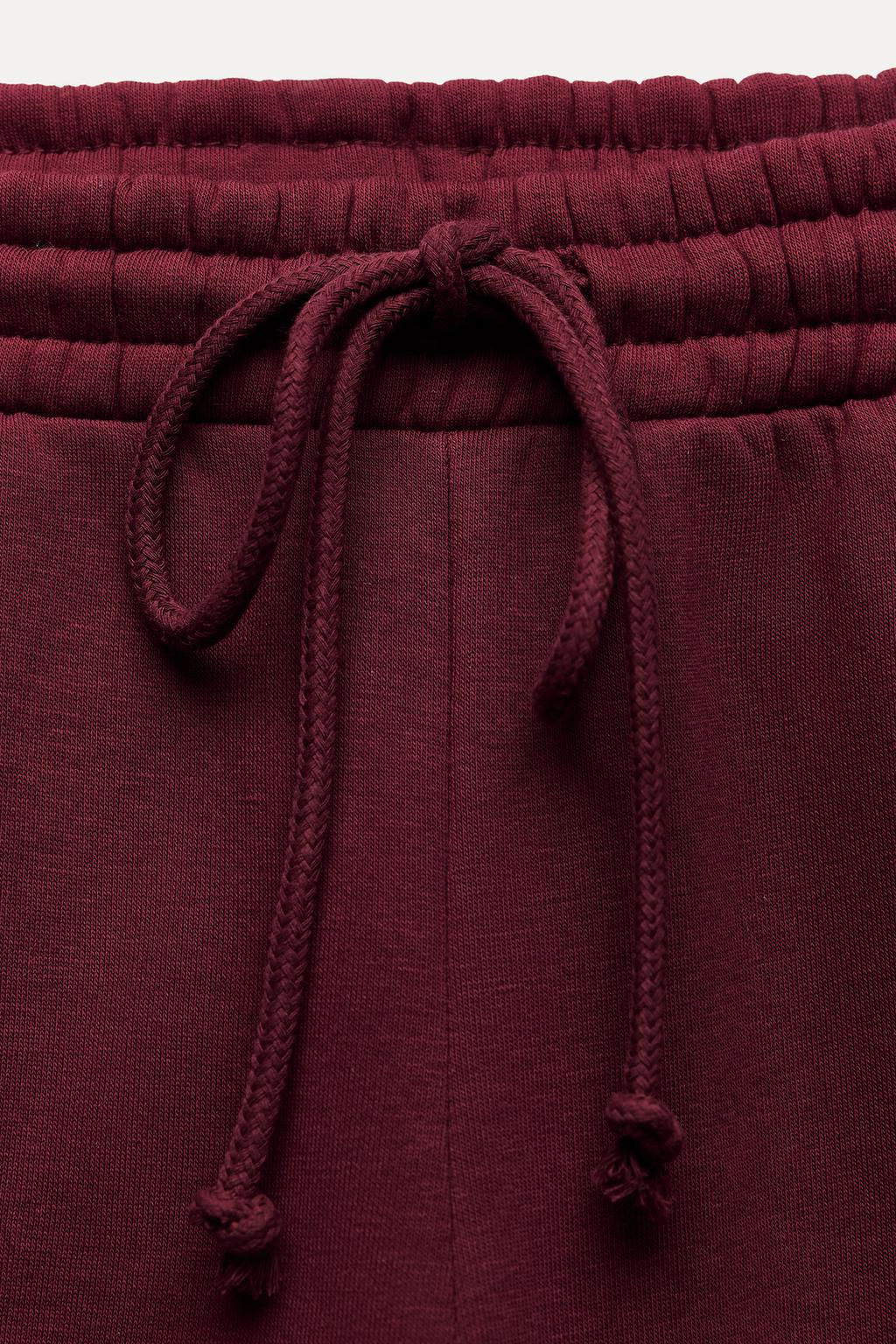 EMBROIDERED VARSITY TROUSERS - Zara фото 7