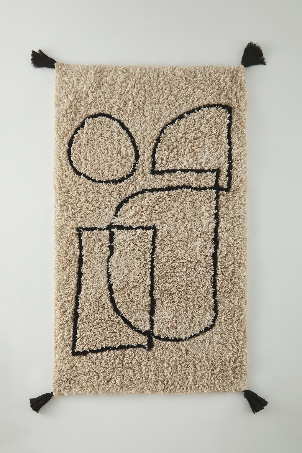 Trendyolmilla Home Puskul Detayl? Desenli Tekli Banyo Paspas? 60x100cm TPHSS25BPS00015