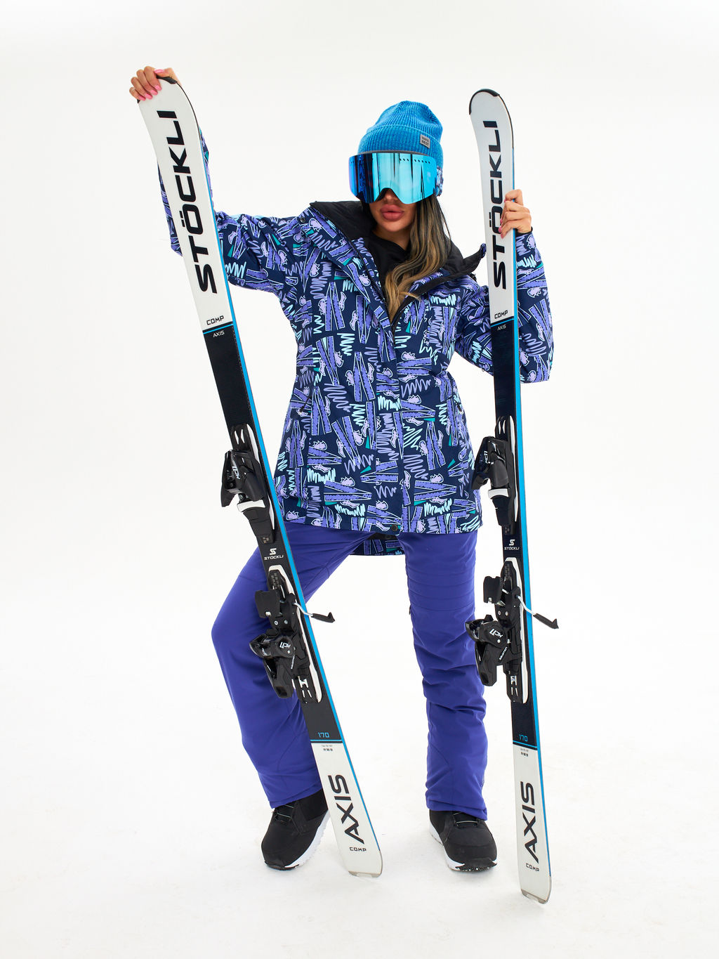 Женская горнолыжная сноубордическая куртка Alpha Endless Ultra Chaleur SNB 423/316_5 Разноцветный  фото 26