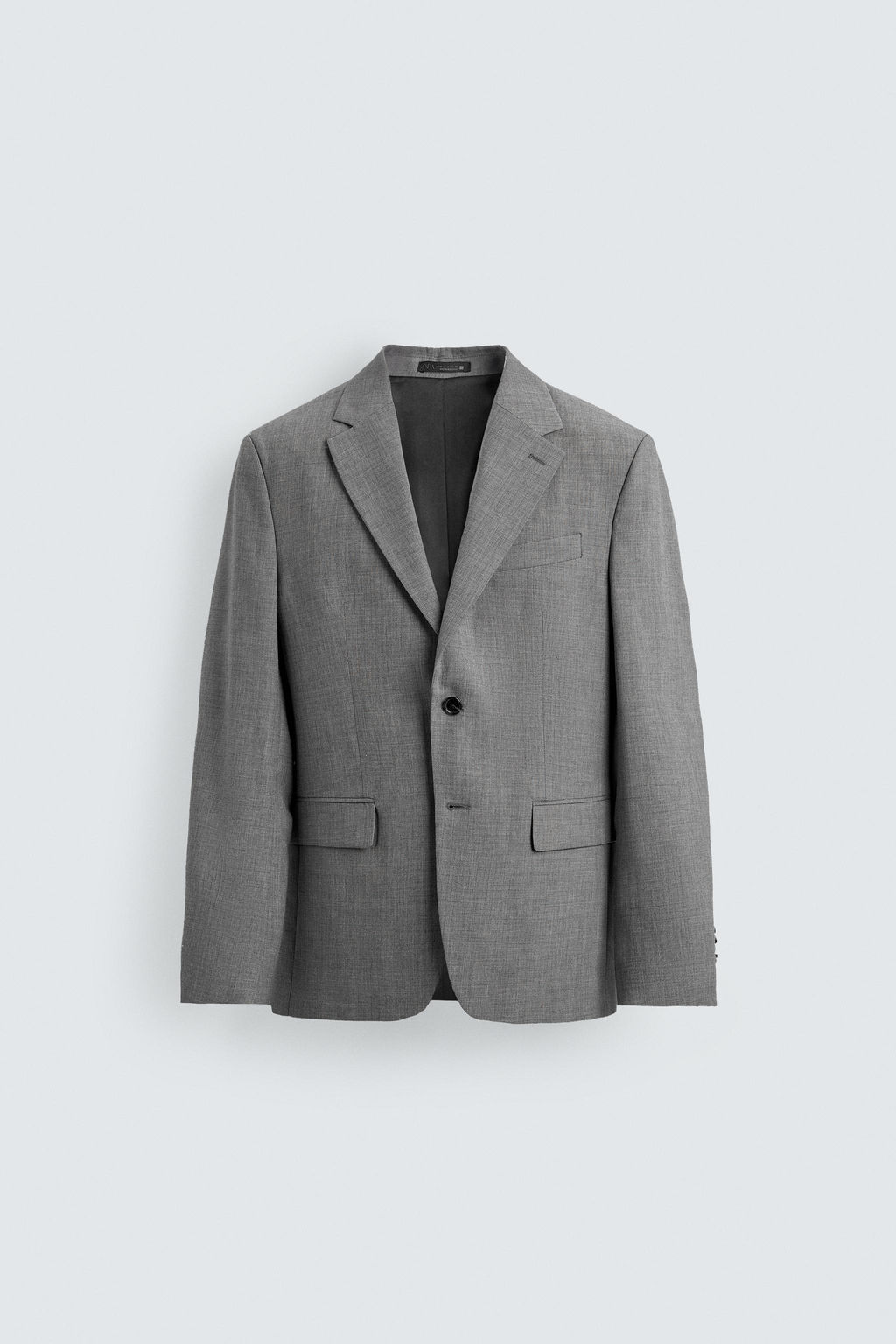 BLAZER SLIM FIT TRAJE ESTRUCTURA / Gris - Zara фото 6