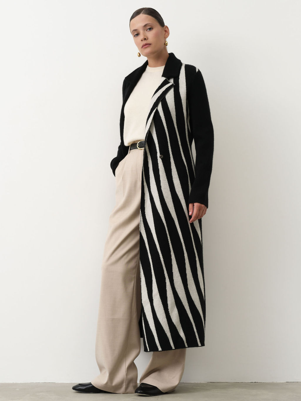 Кардиган из пуха яка и кашемира 14089 черный