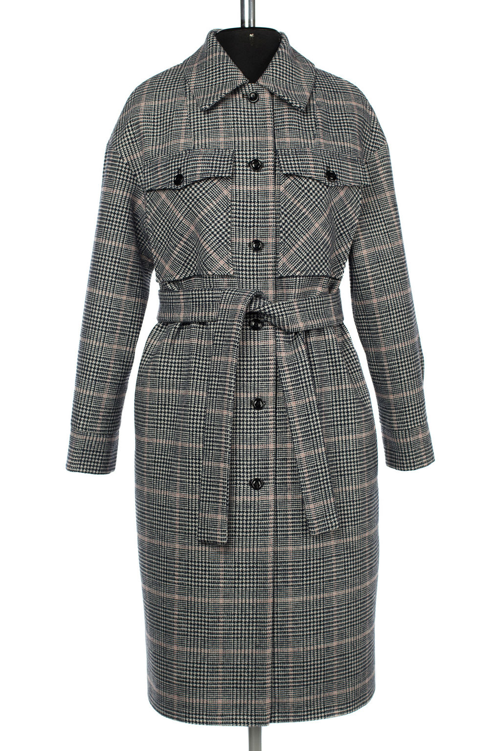 Пальто женское демисезонное (пояс) - El podio фото 9