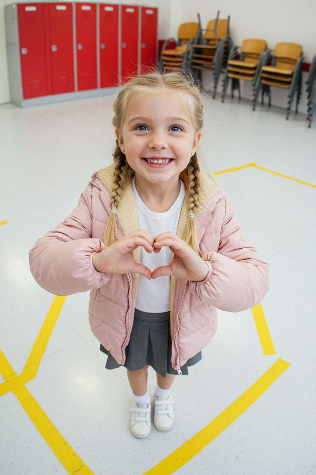 Cok Renkli Kal?n Kapusonlu Regular K?z Cocuk Mont TKDAW26MO00009 - Trendyolmilla фото 6