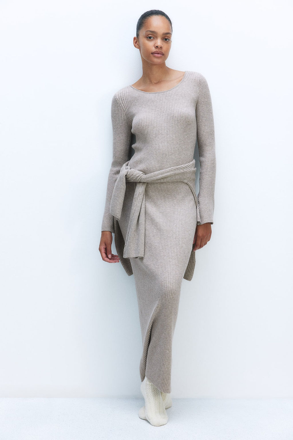 Vestido en punto de canale - H&m фото 2