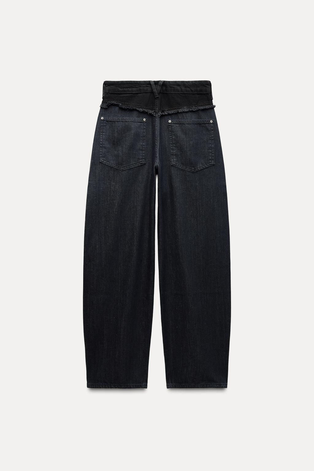 ZW COLLECTION BARREL MID-RISE JEANS - Zara фото 8