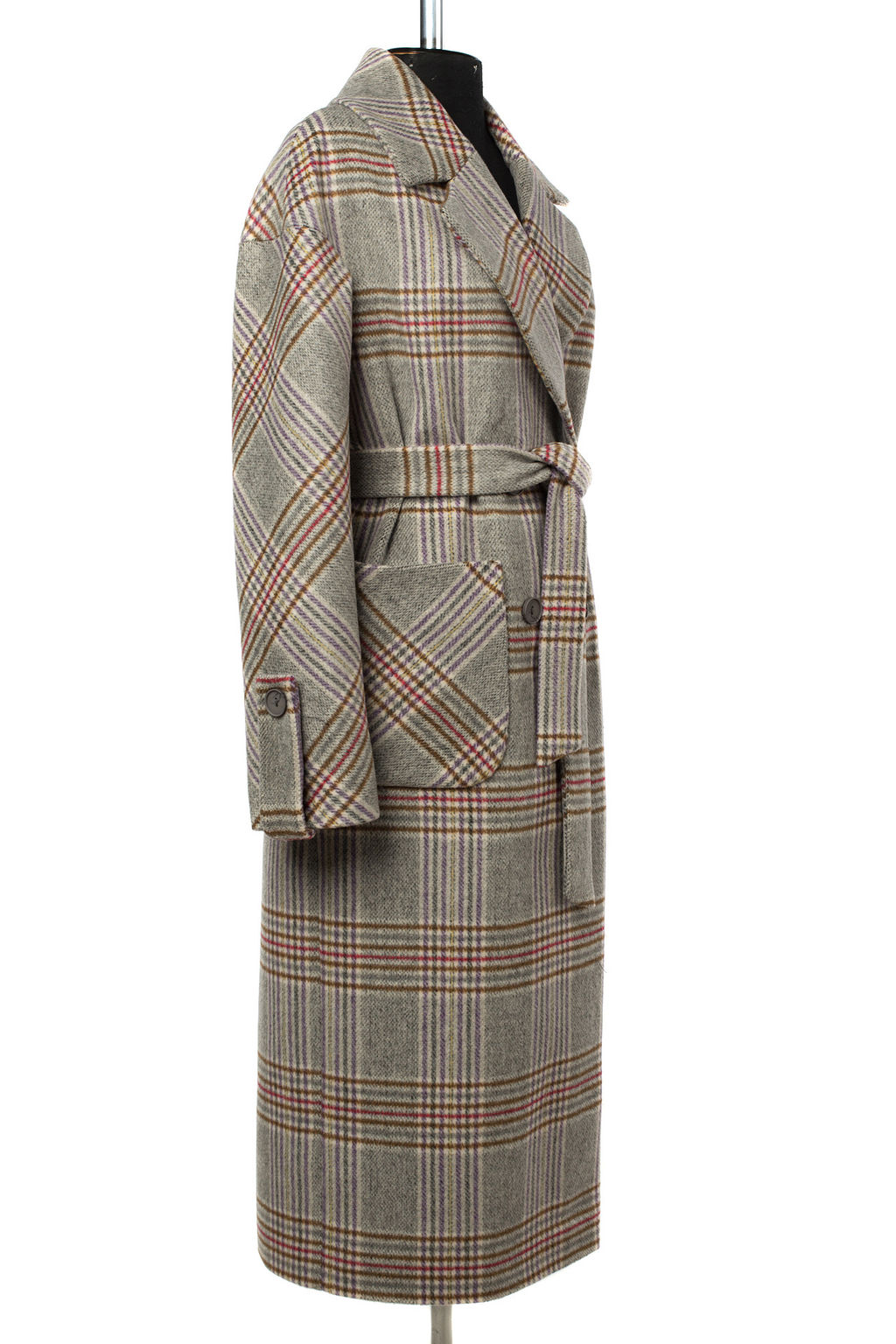 01-10635 Пальто женское демисезонное (пояс)