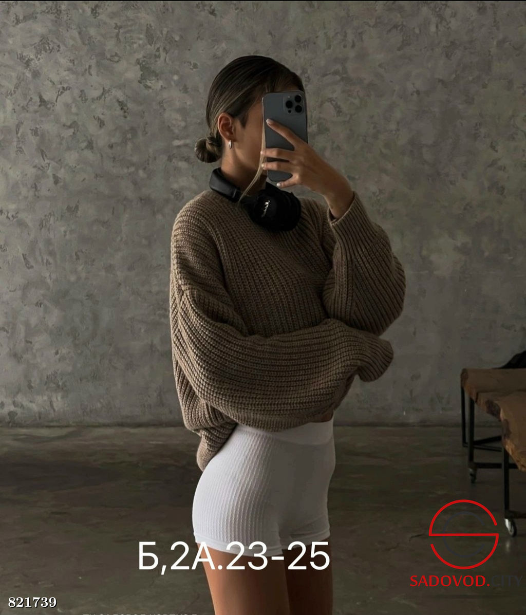 Свитер вязаный оверсайз - Bruno фото 7