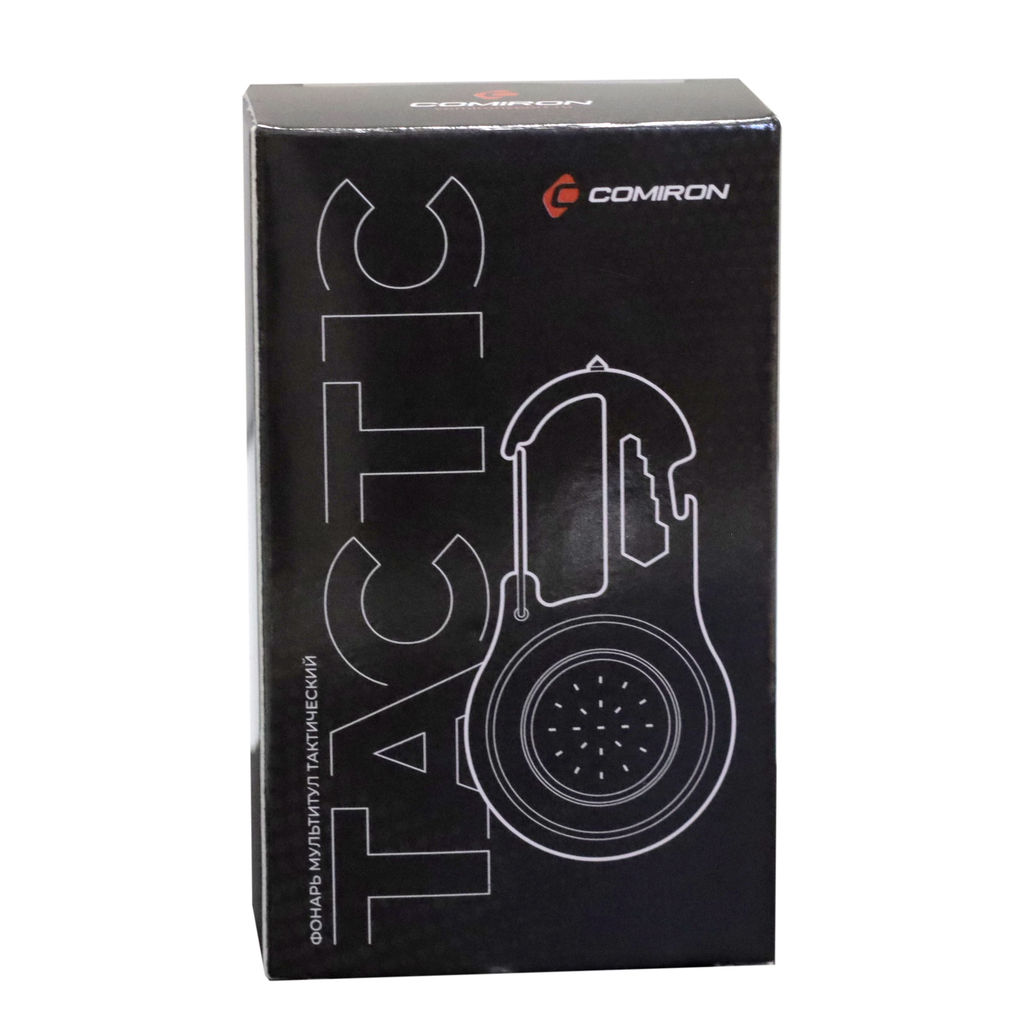 Фонарь мультитул тактический COMIRON TACTIC корпус CNC алюминий T6, IPX5; свет 20xCOB аккум 500 mAh USB Type-C отвёртки, гаечный ключ карабин /уп 120/ - Галеонтрейд фото 15