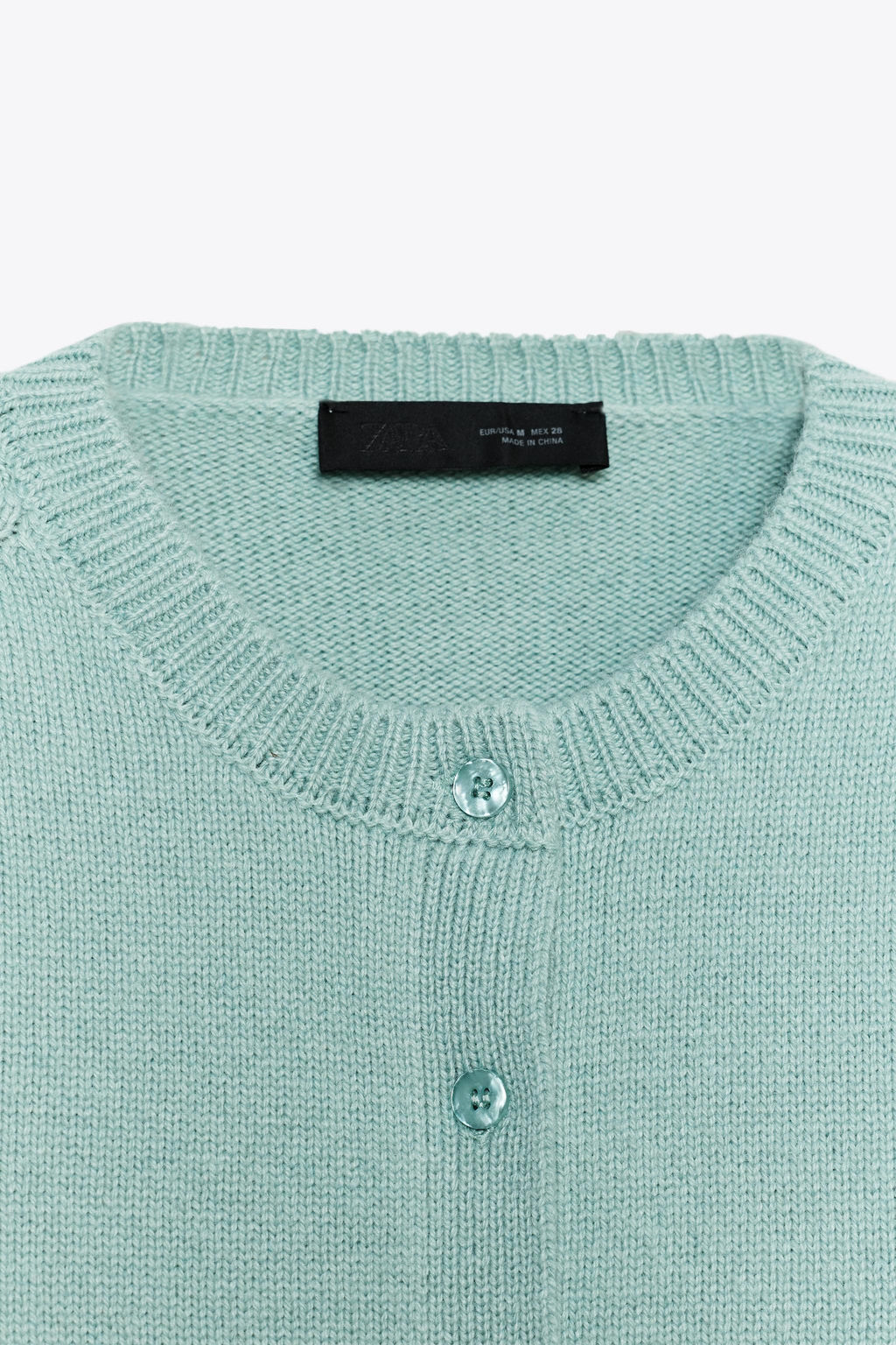 FITTED KNIT CARDIGAN - Zara фото 8