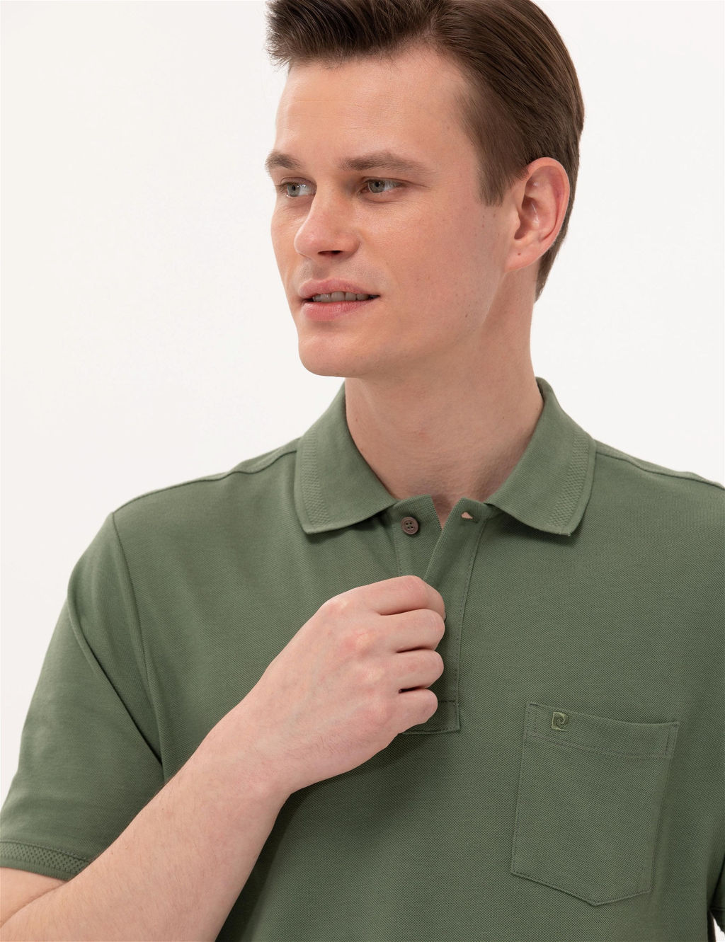 Haki Regular Fit Basic Ti__rt