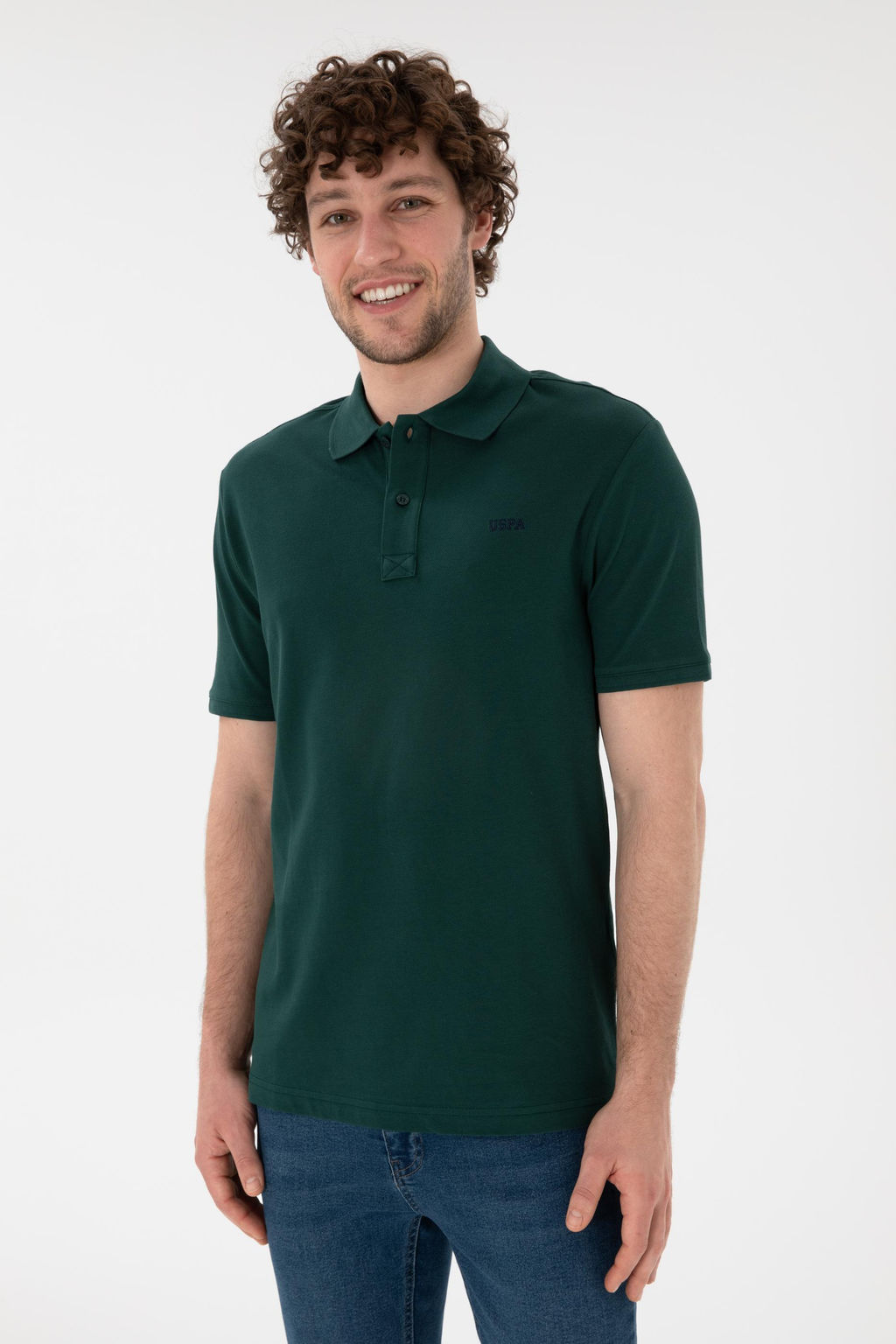 Erkek Koyu Ye_il Basic Ti__rt Sepette S_rpriz _ndirim - U.s. polo assn фото 2