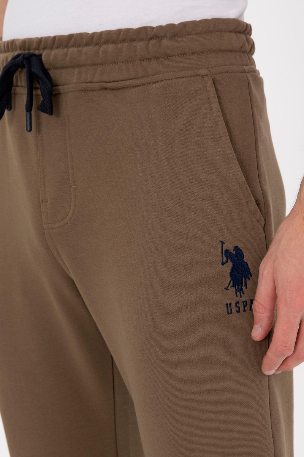 Мужские спортивные штаны цвета хаки Неожиданная скидка в корзине - U.s. polo assn фото 5