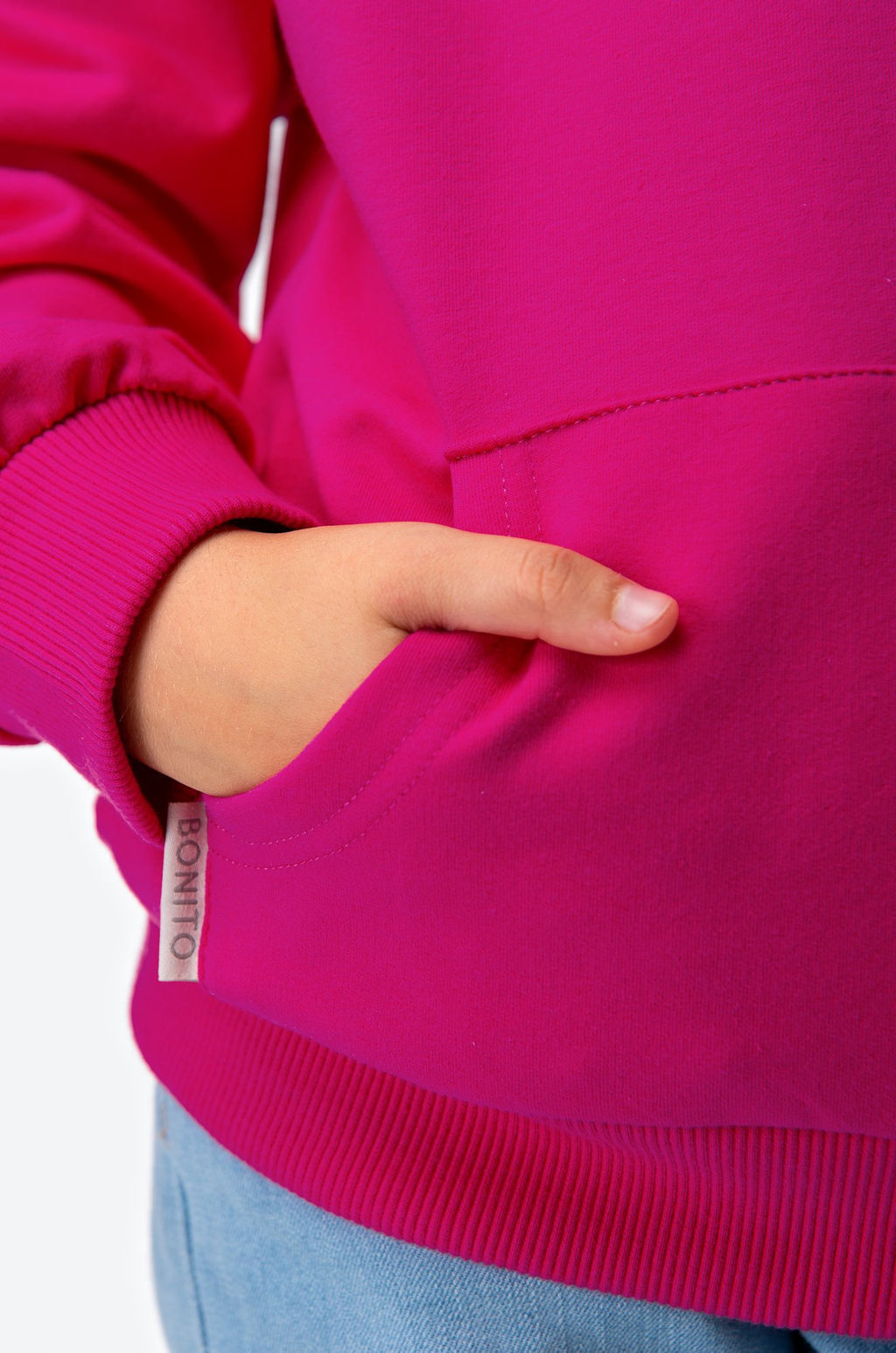 Толстовка для девочки из футера с микроначесом Bonito  фото 5